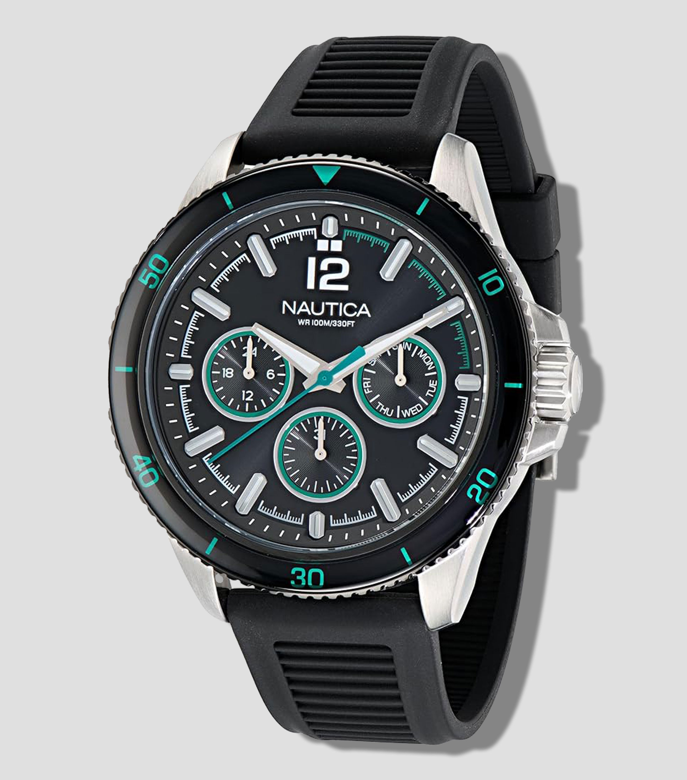 Reloj para Hombre NTC Windrose Deportivo, Plateado