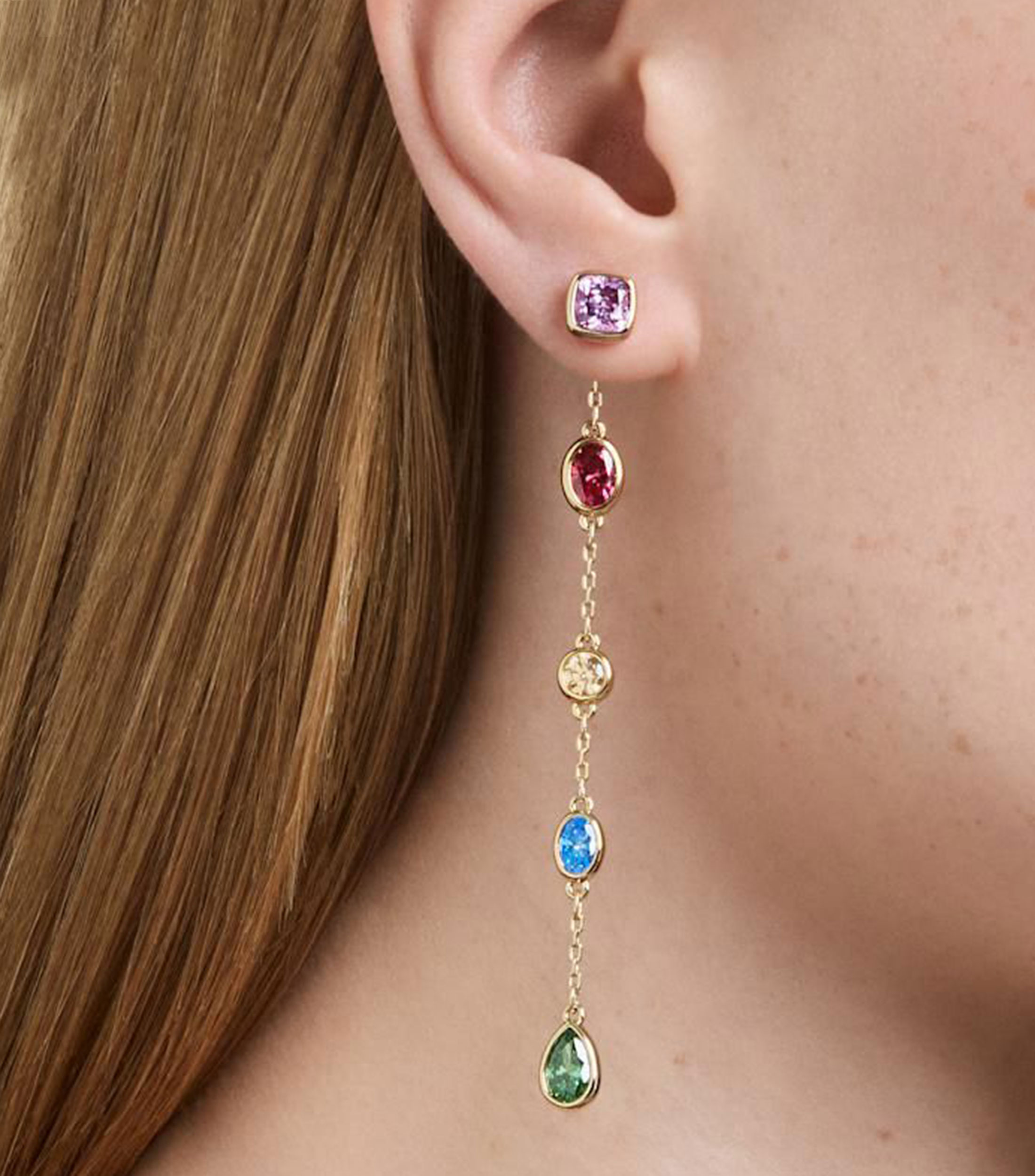 Aretes largos Imber Mujer