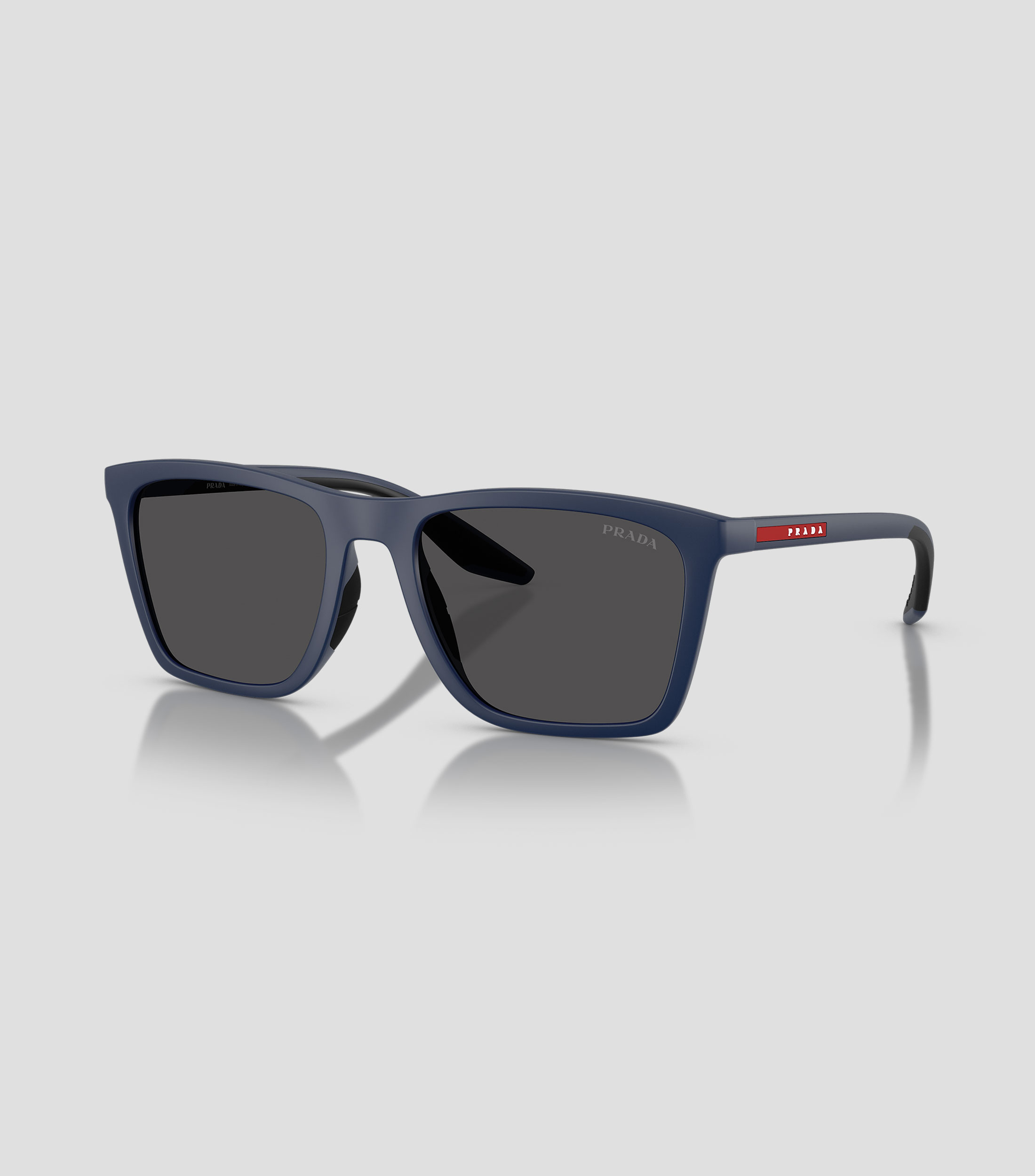 Lentes de sol cuadrados azul Hombre