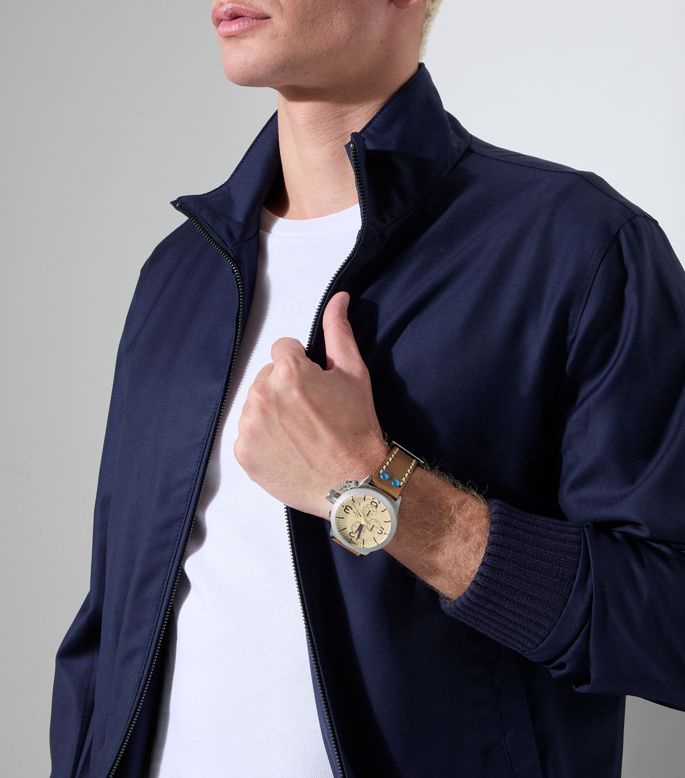 Reloj para Hombre Canteen Casual, Plateado
