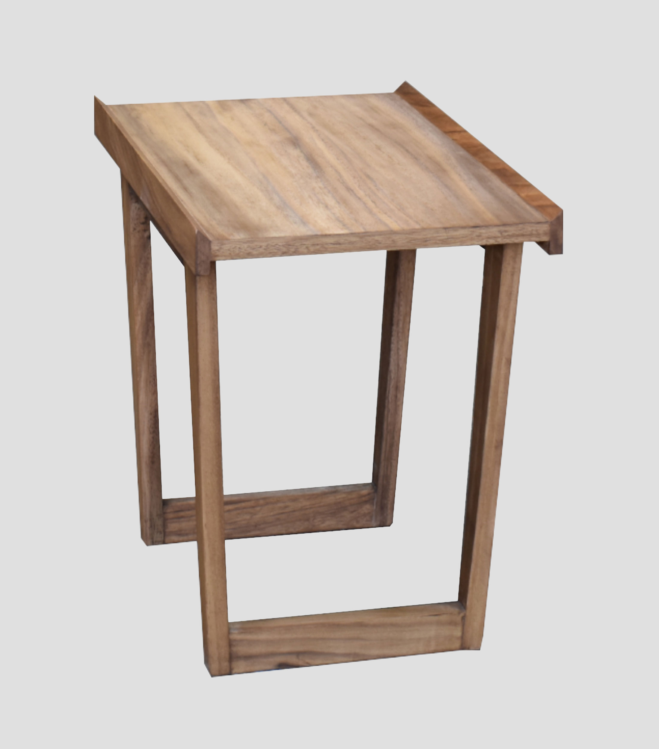 Mesa lateral Victoria en madera parota