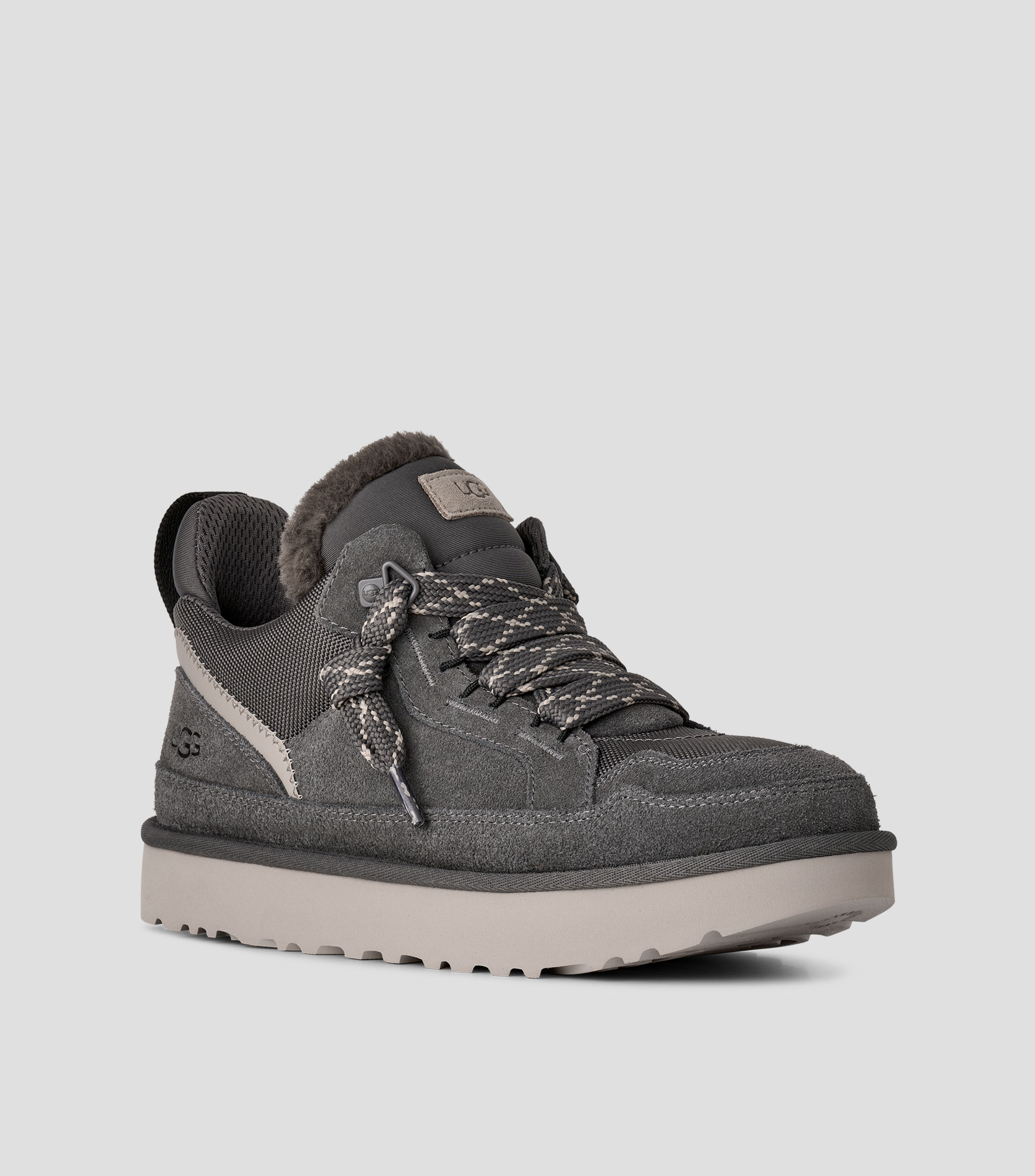 Tenis casuales tipo botín en piel Lowmel Hombre