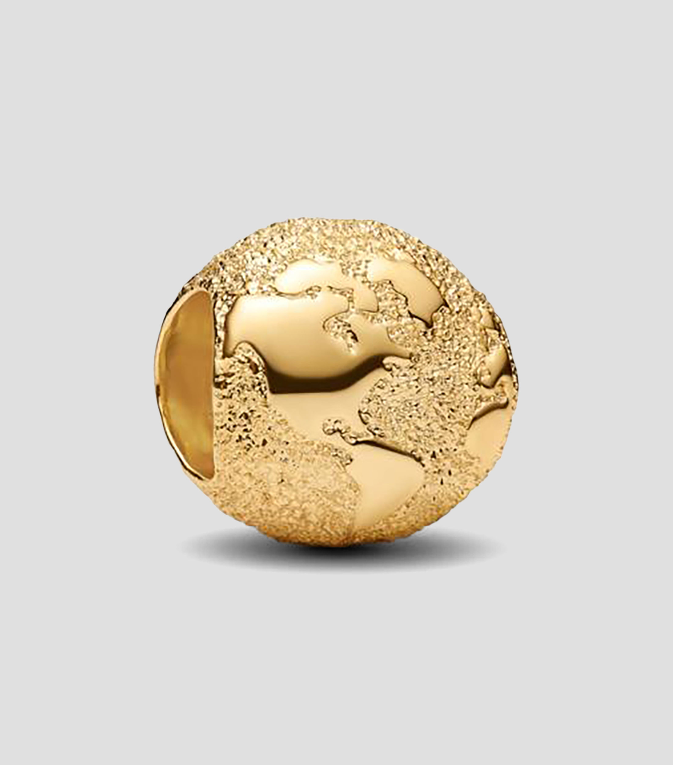 Charm Globo Terráqueo en plata Unisex