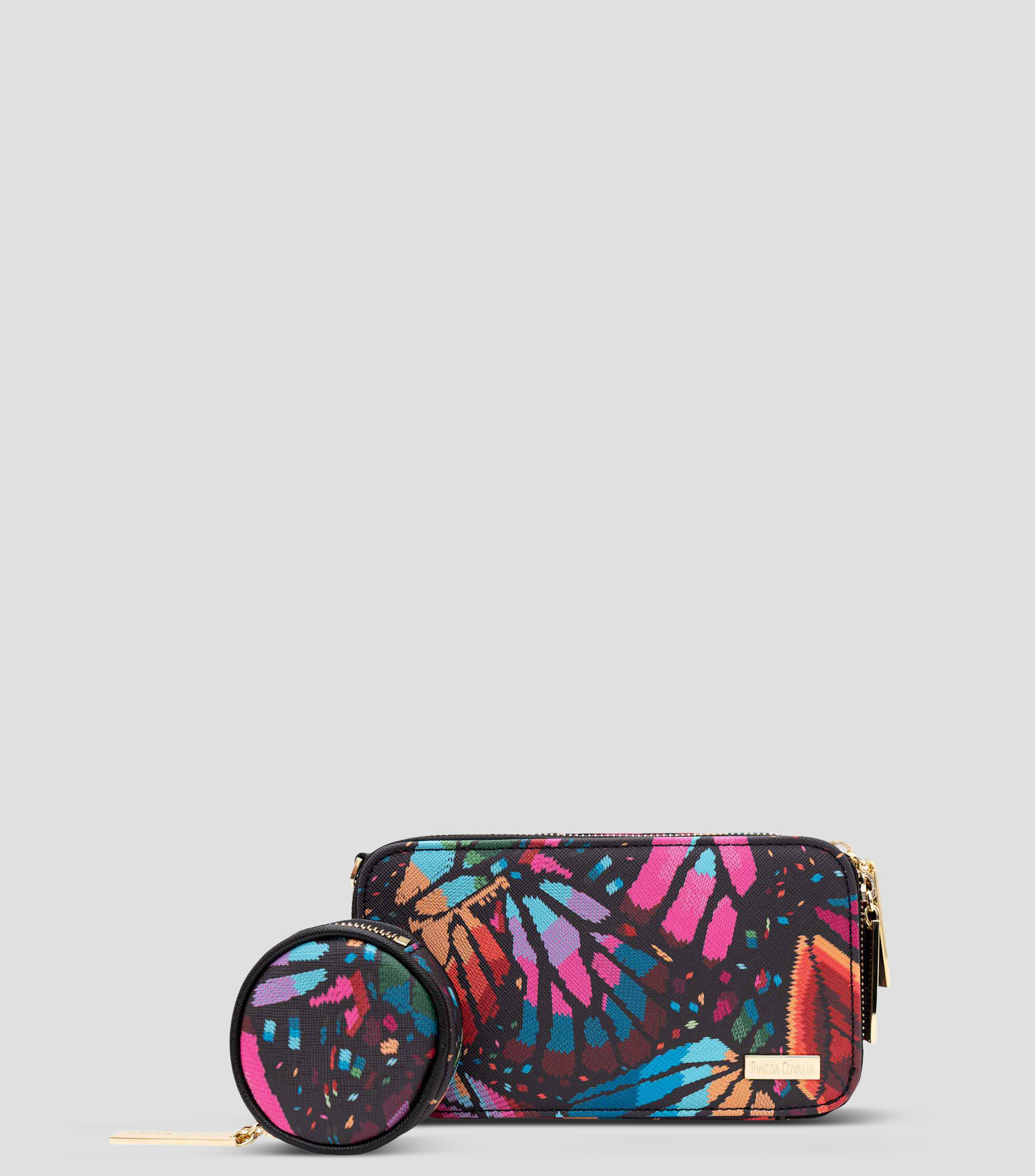 Bolsa crossbody multicolor Mariposa estampada Mujer