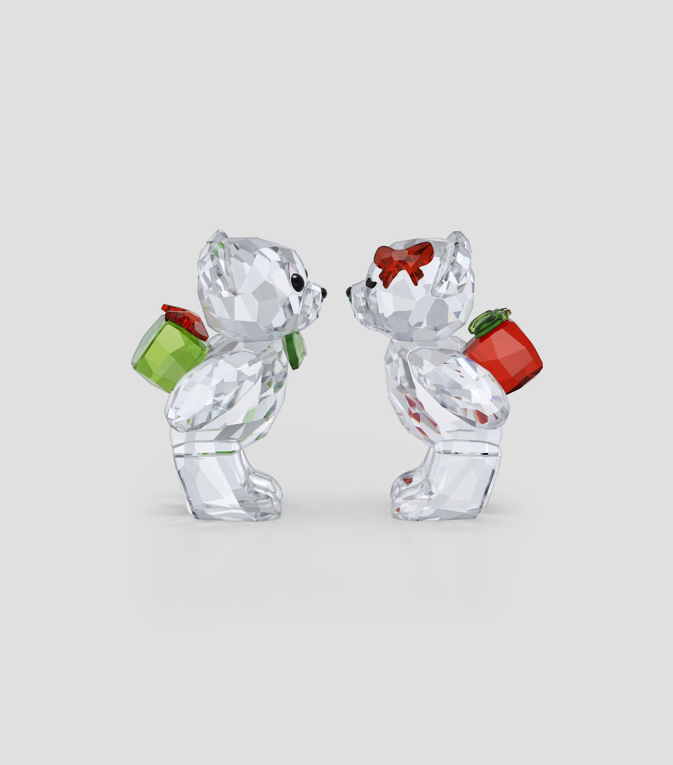 Set de figuras decorativas Osos Kris Annual Edition 2026 en cristal