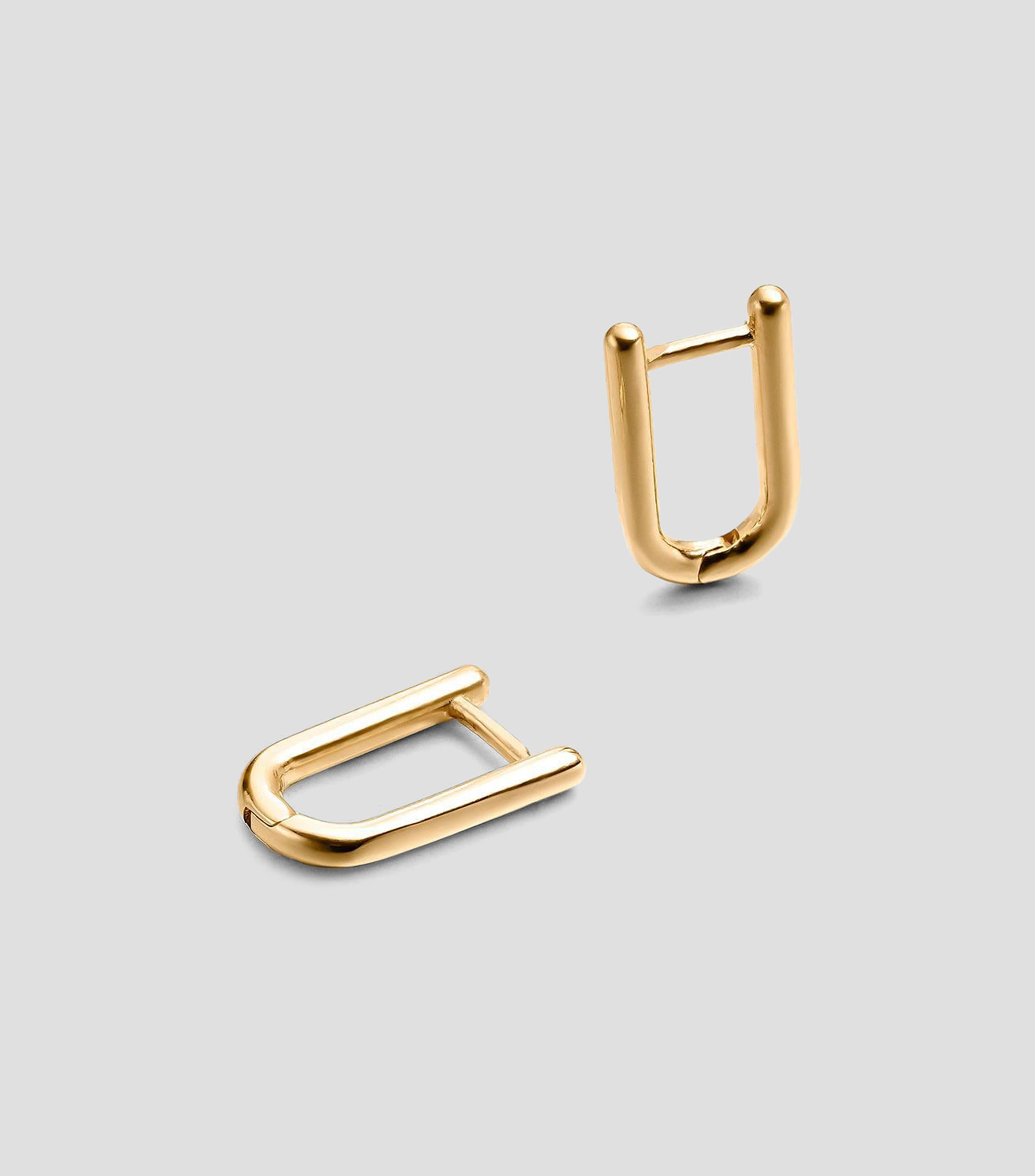 Pendientes de aro largo en plata .925 Connector Criolla Mujer
