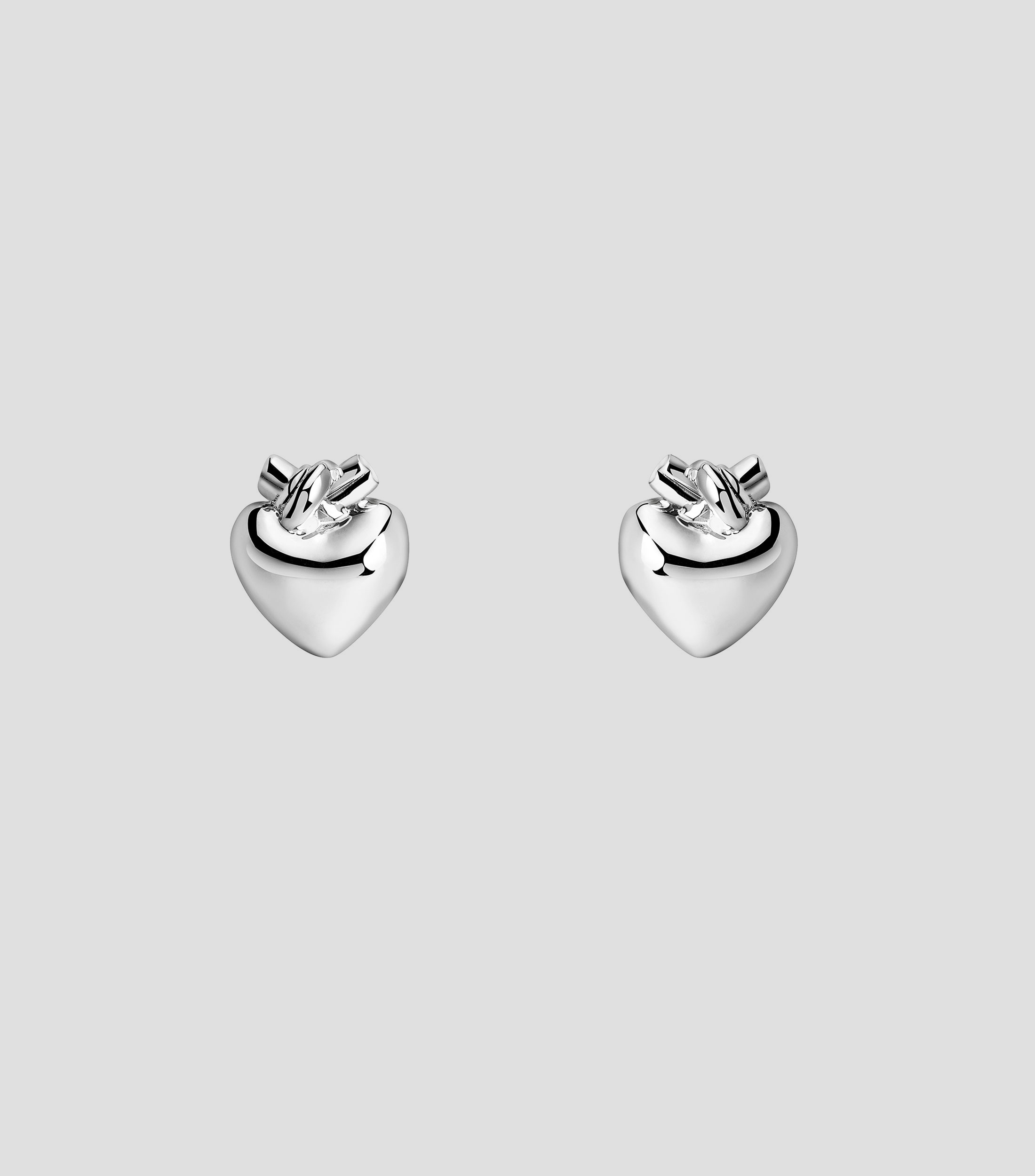 Aretes Corazon Anudado Mujer