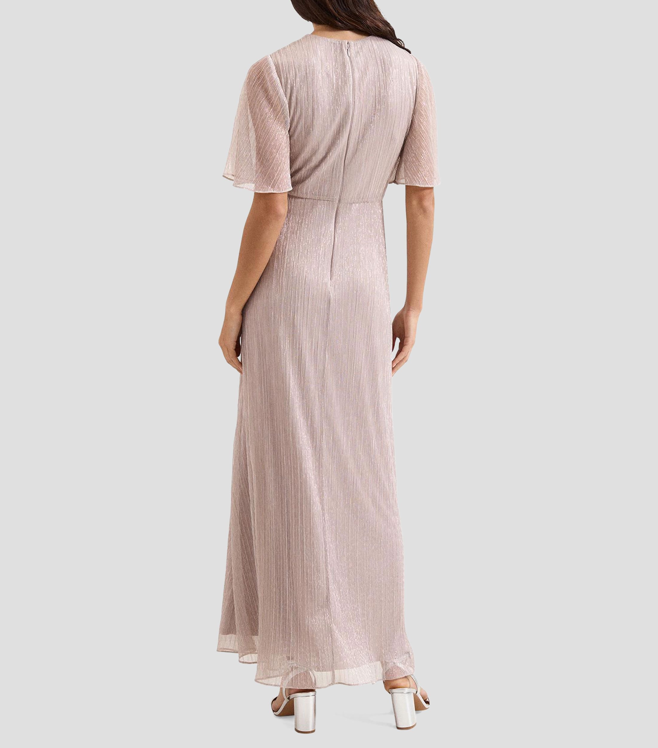 Vestido largo manga corta fantasía Mujer