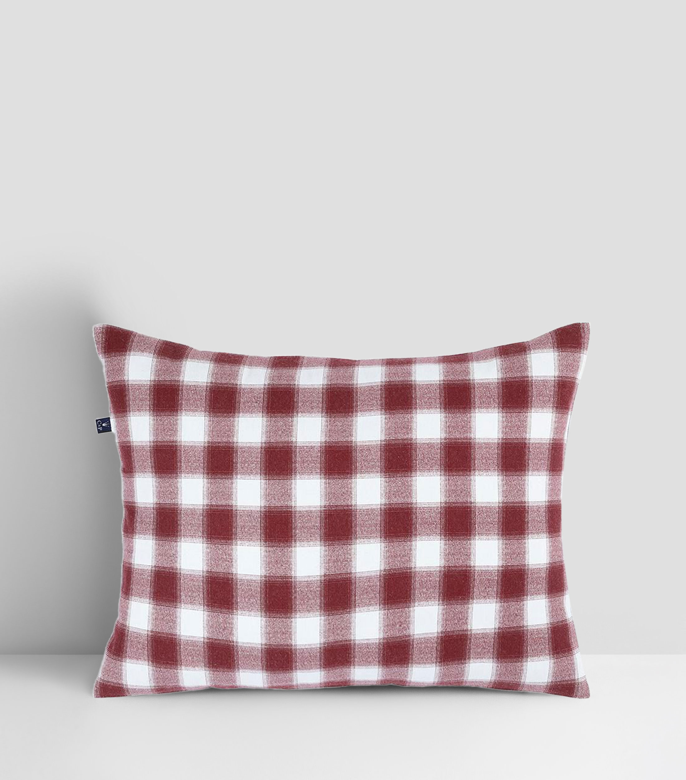 Juego de funda para duvet matrimonial/queen size de algodón Clerkenwell rojo