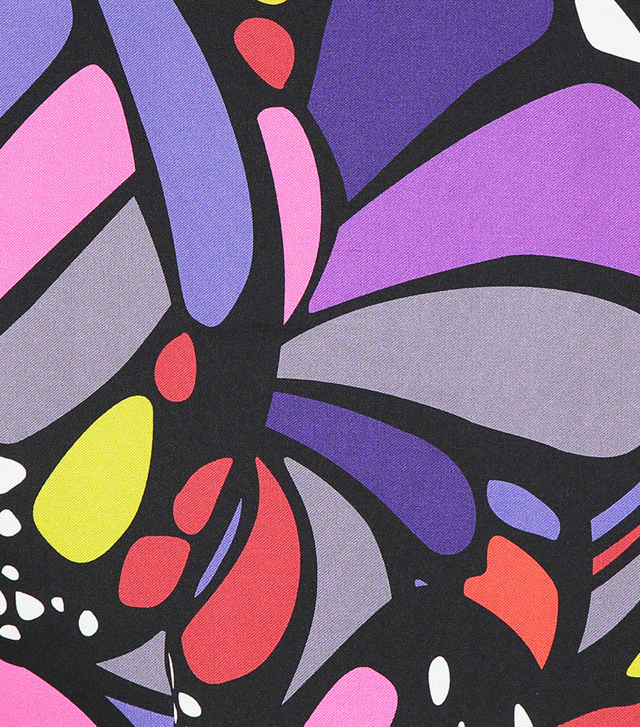 Mascada negra con mariposas Mujer