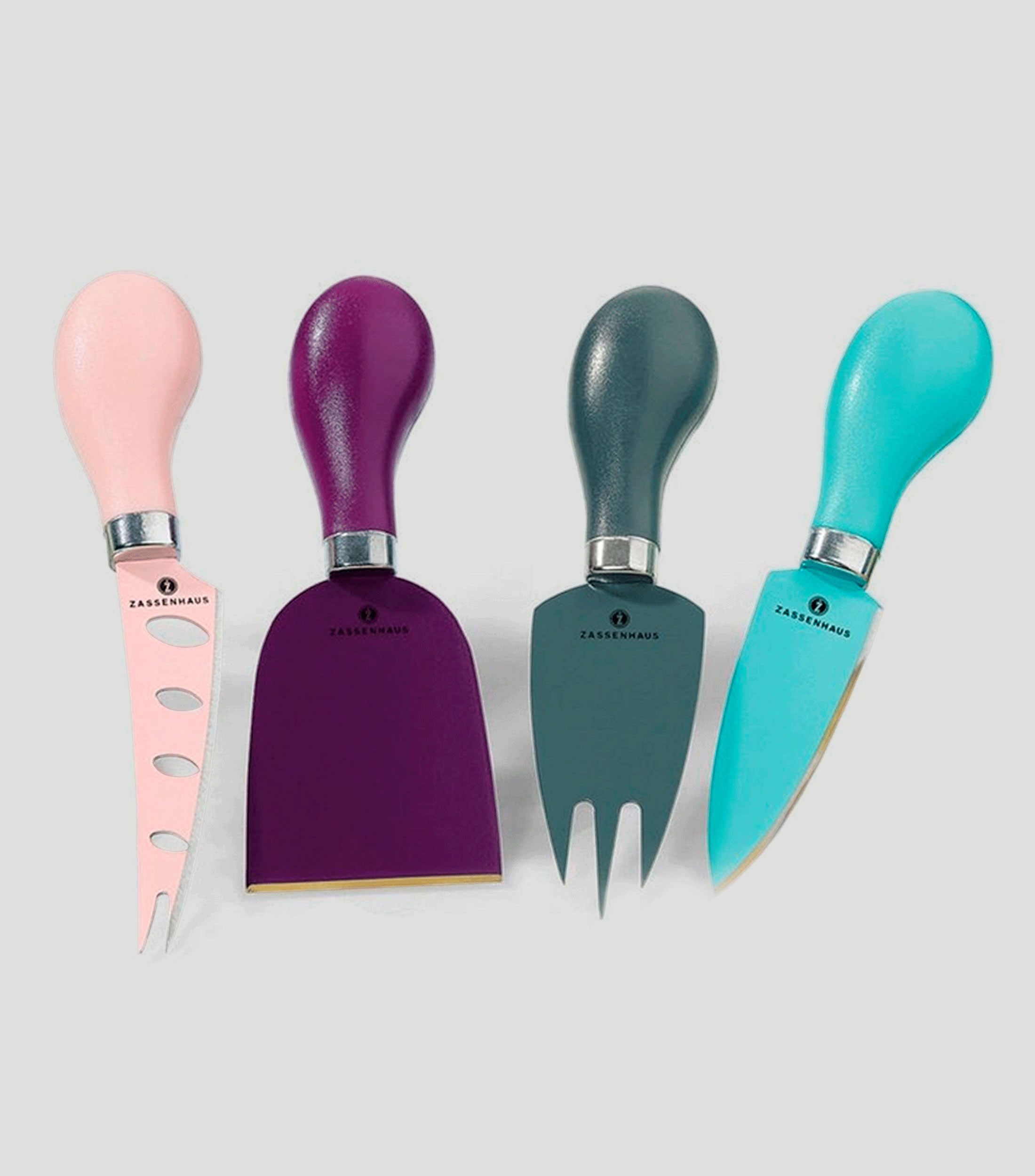 Set de Cuchillos para Queso 4 piezas en Acero inoxidable