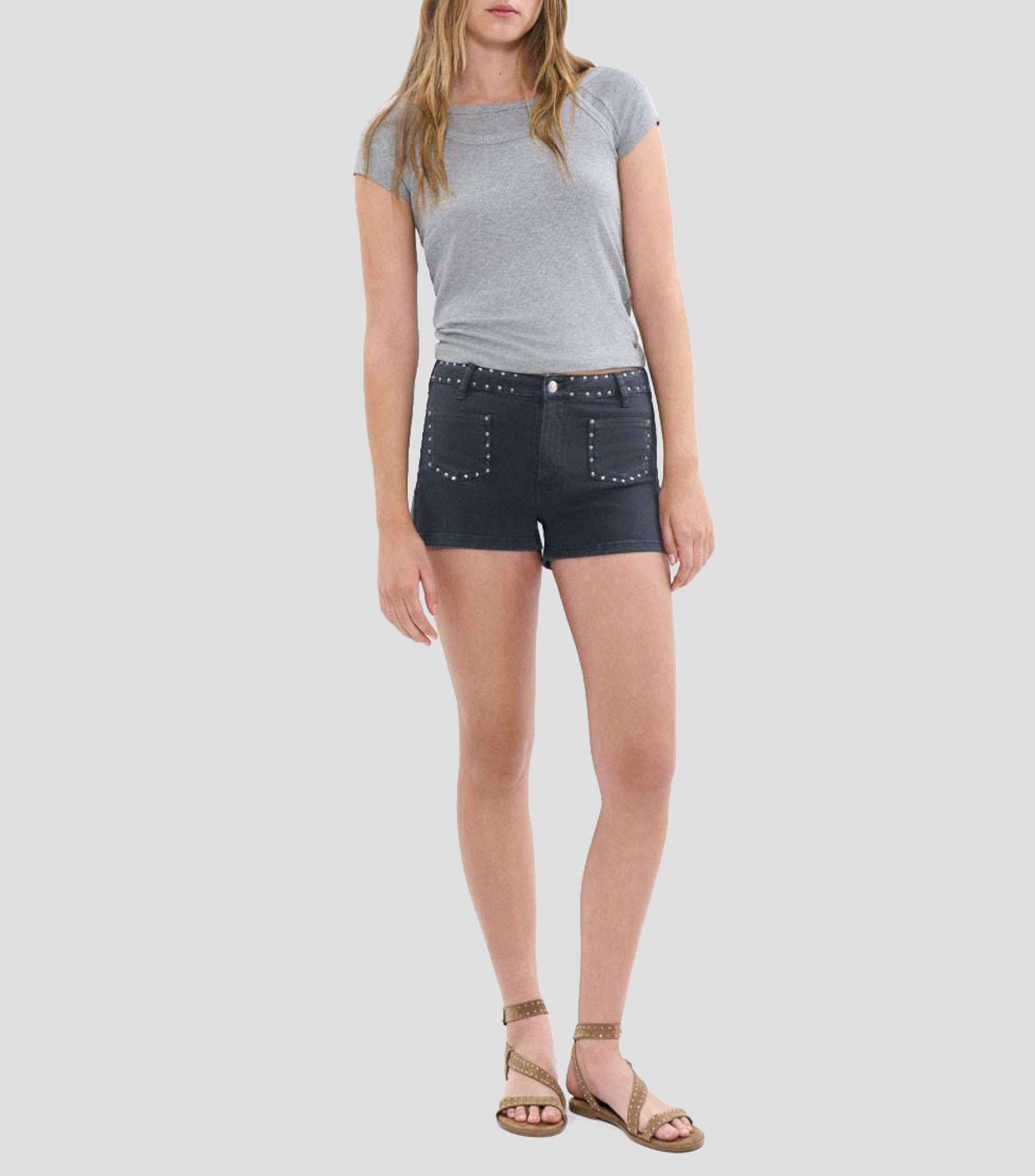 Short liso Mujer