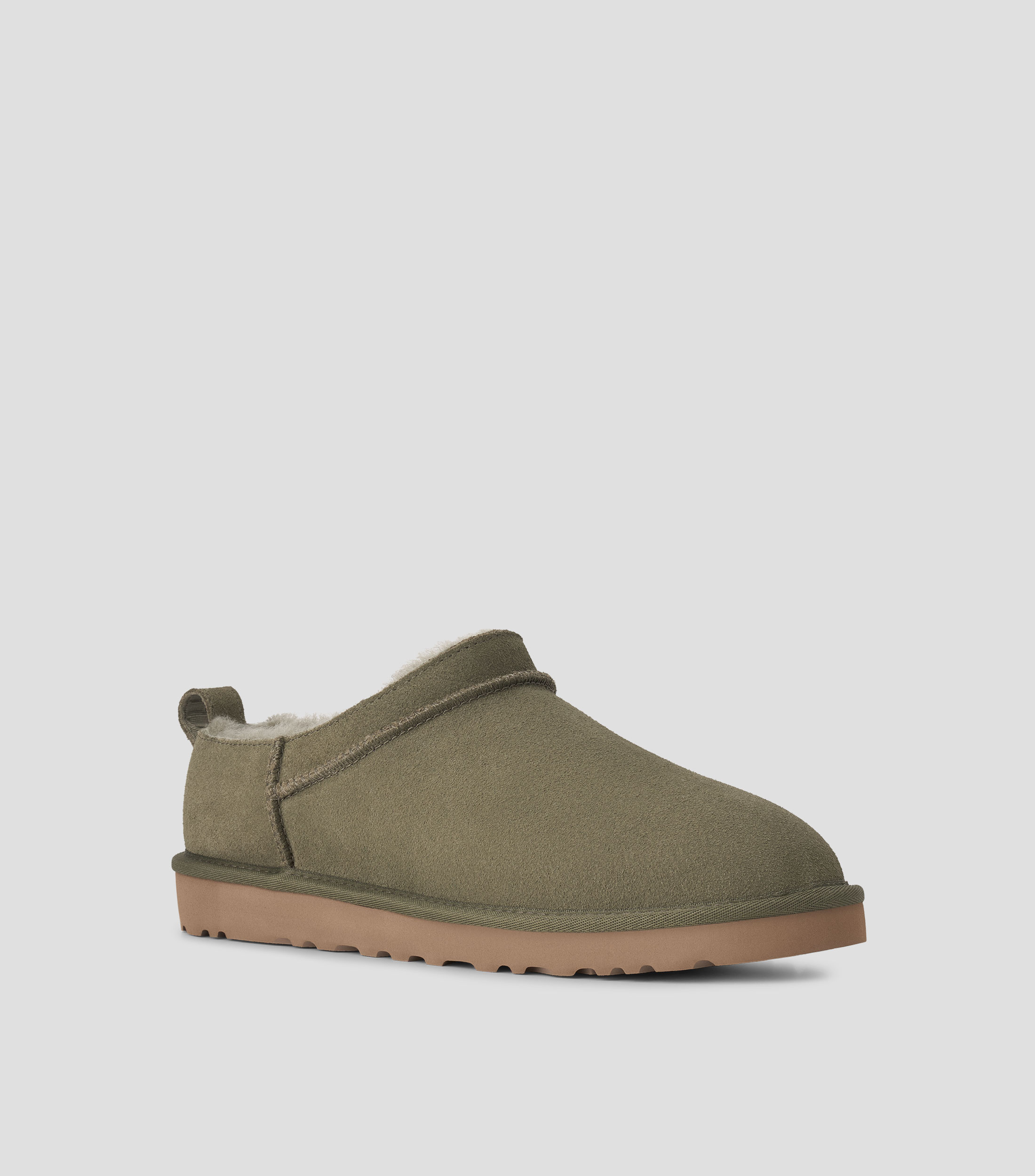 Pantuflas en piel Classic Micro Hombre