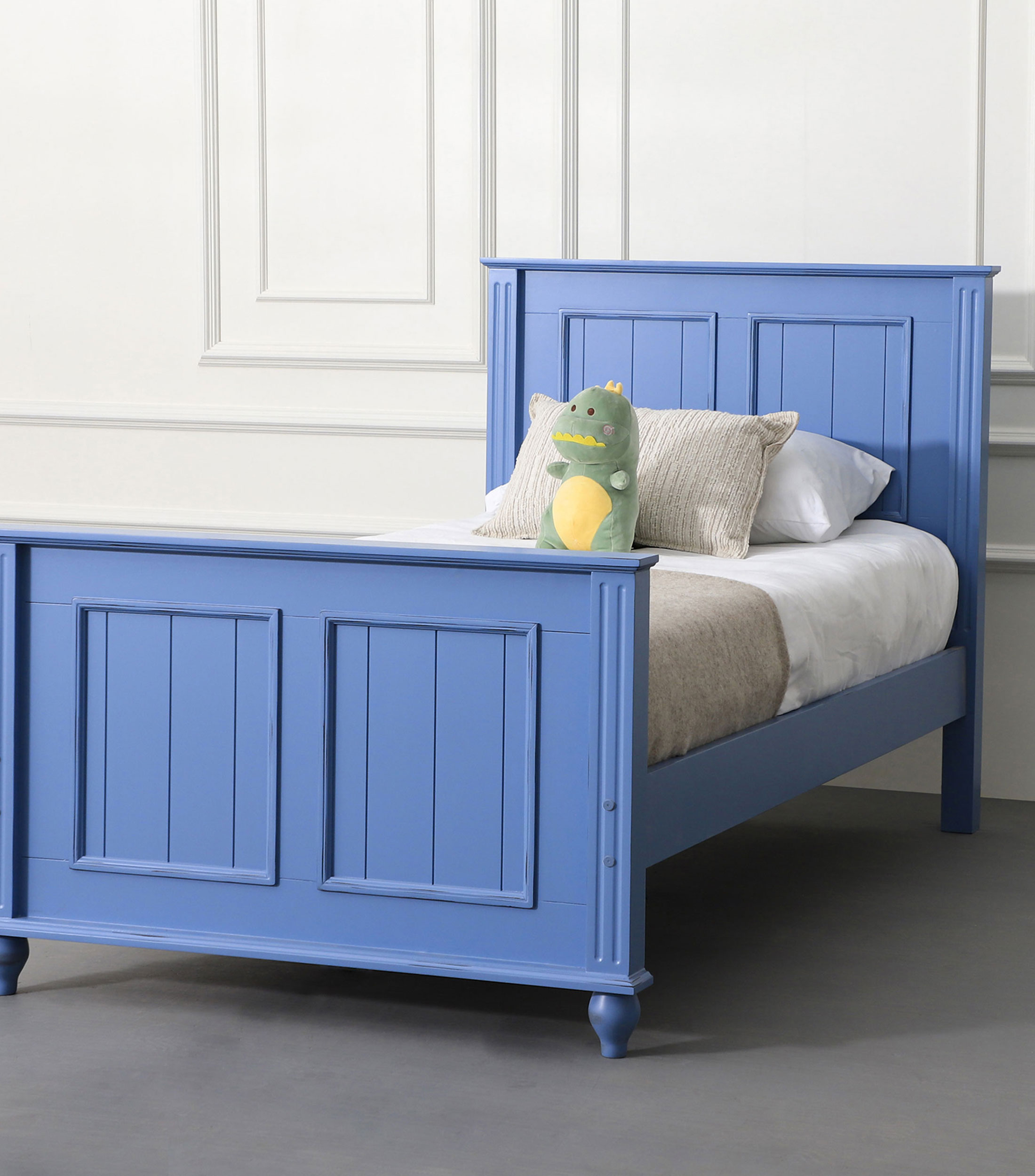 Cama Individual Boston Azul