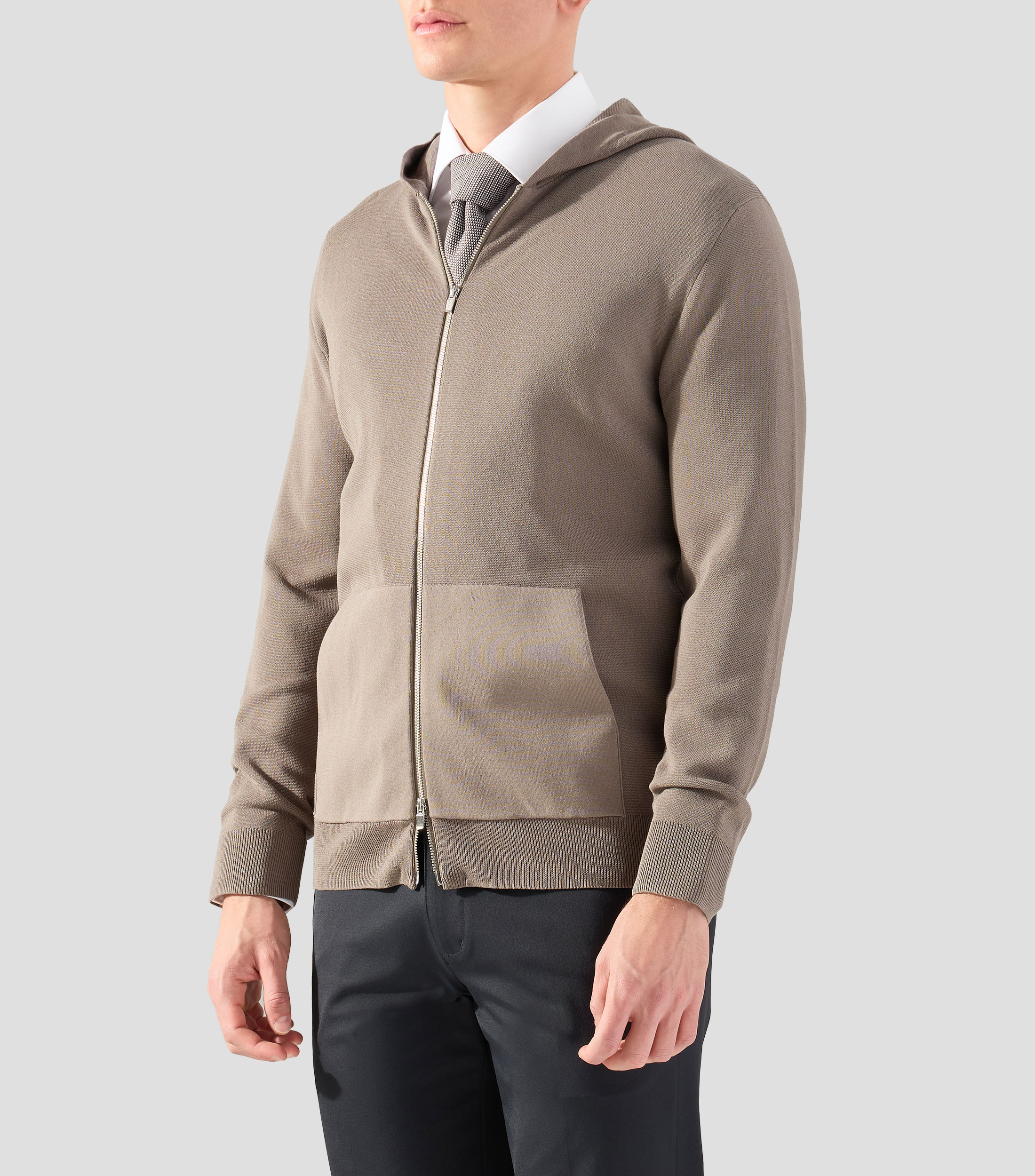 Sudadera con cierre y capucha Hombre