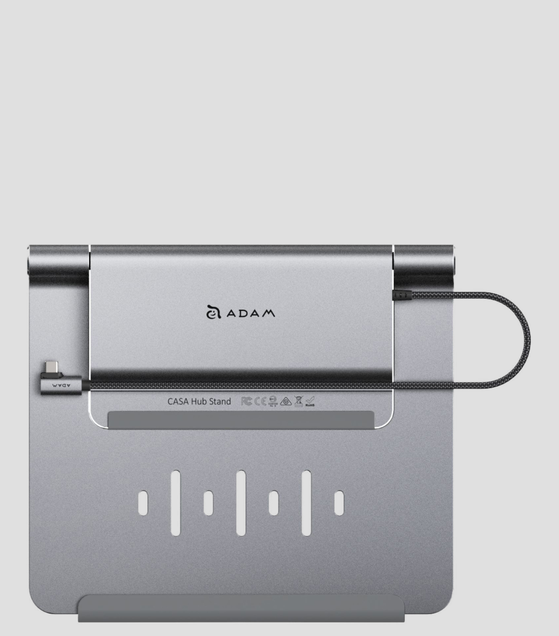 Soporte para laptop CASA HUB AAPADHUBSTDGY, gris