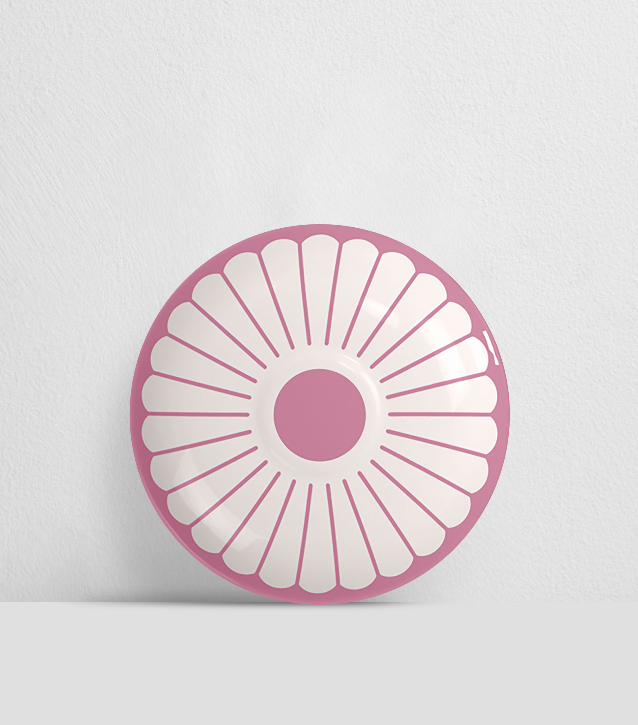 Plato para Taza Fleur Cassis Estampado