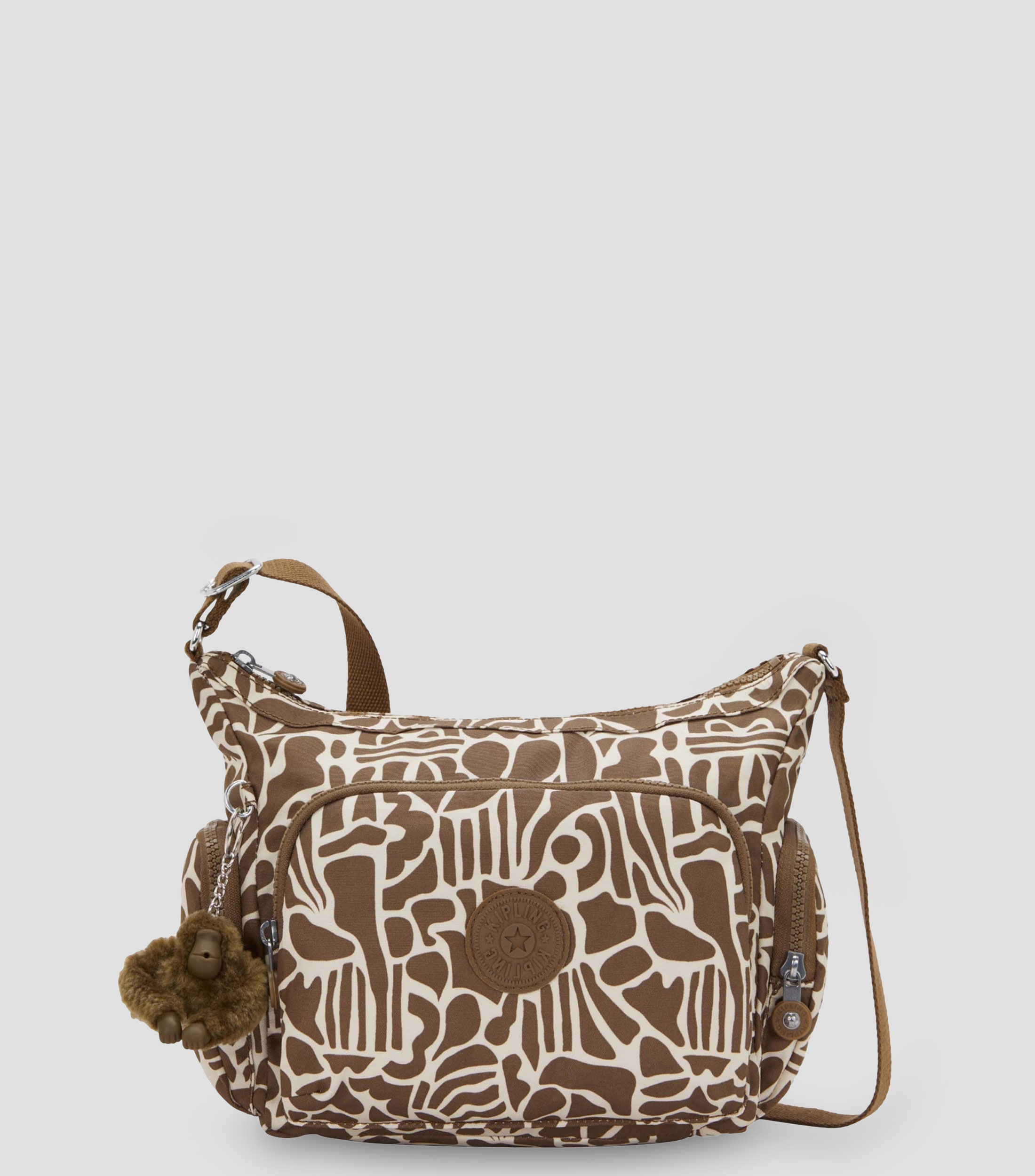 Bolsa crossbody café Gabb estampada Mujer