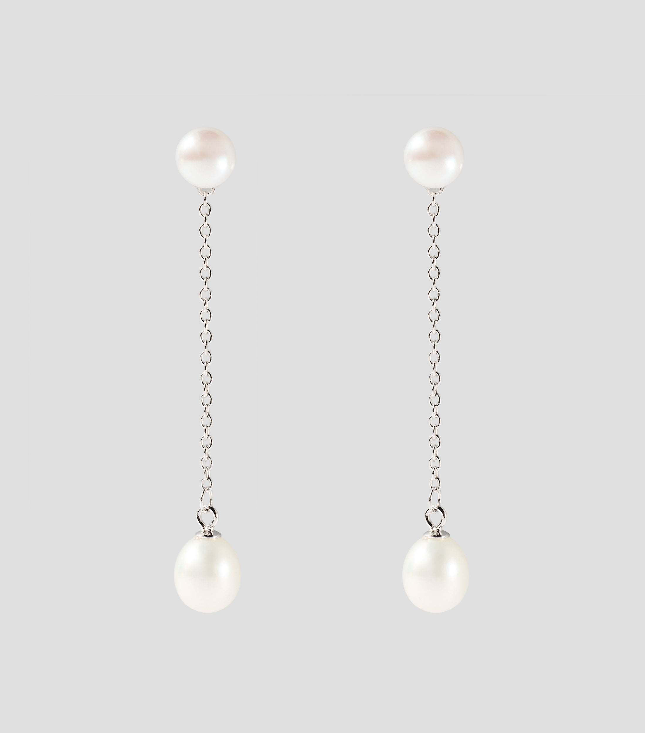 Aretes en Plata .925 con perlas Mujer