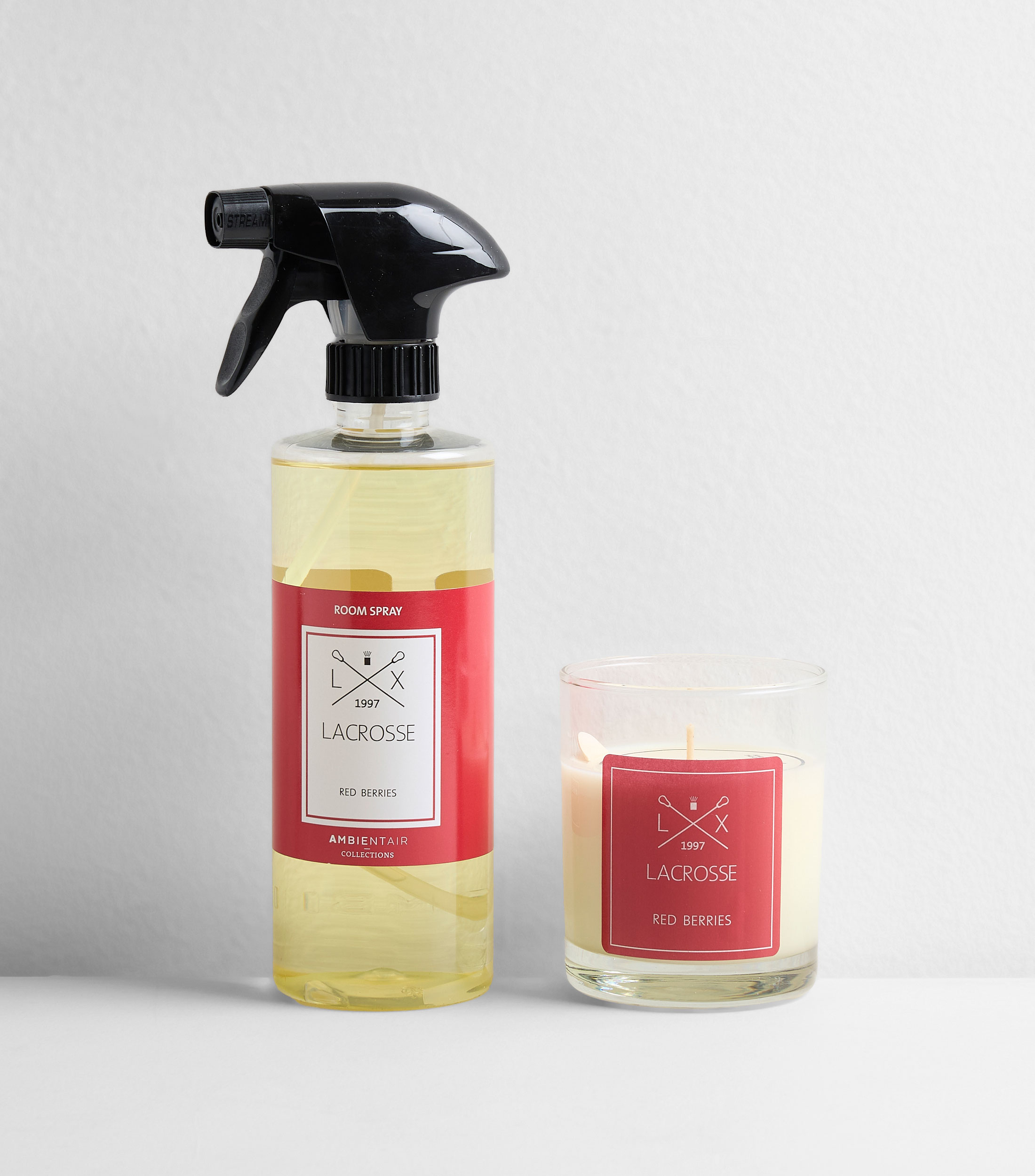 Set 2 piezas Room Spray y Vela Red Berries