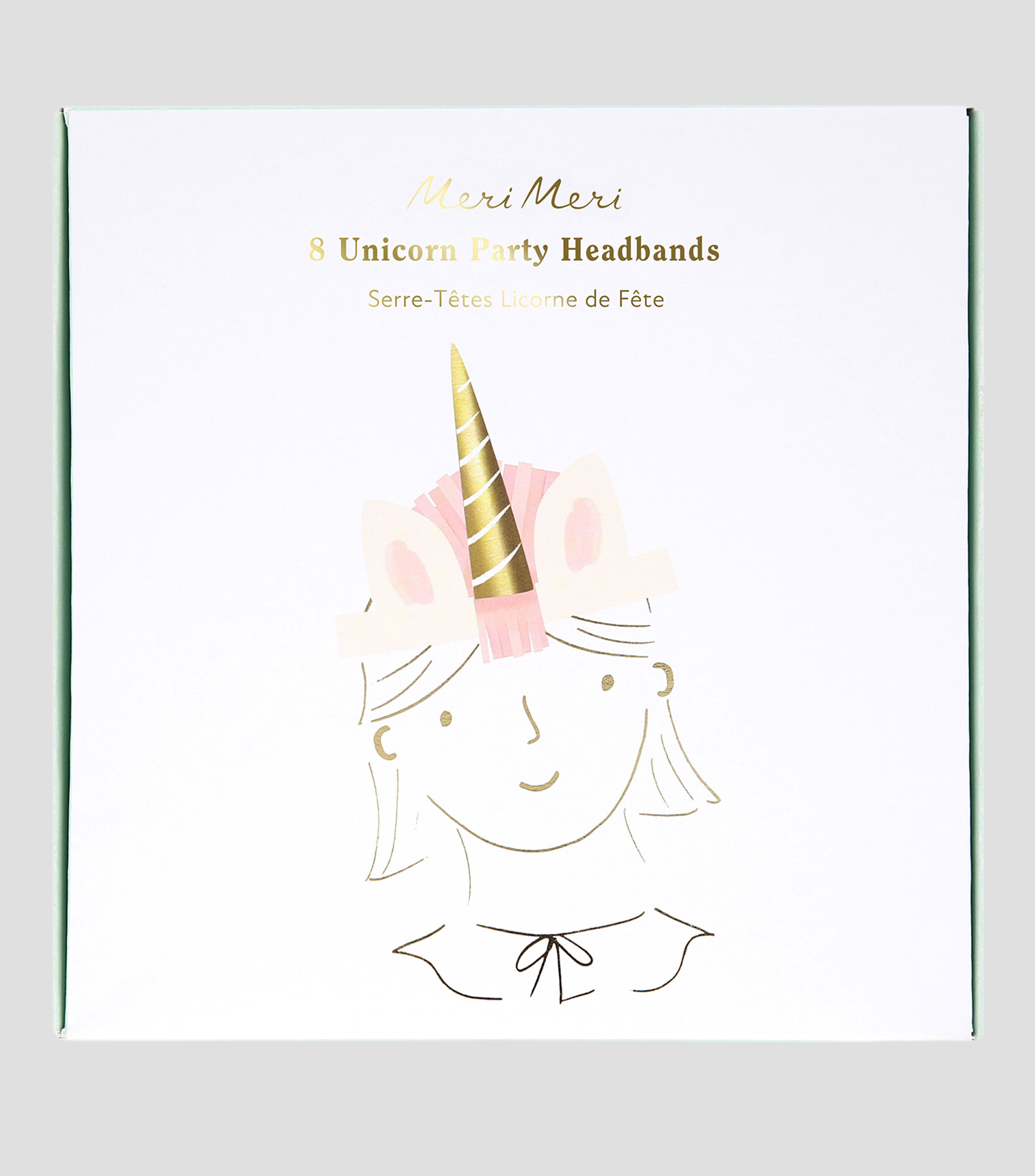 Set 8 bandas para la cabeza Meadow Unicorns Horn