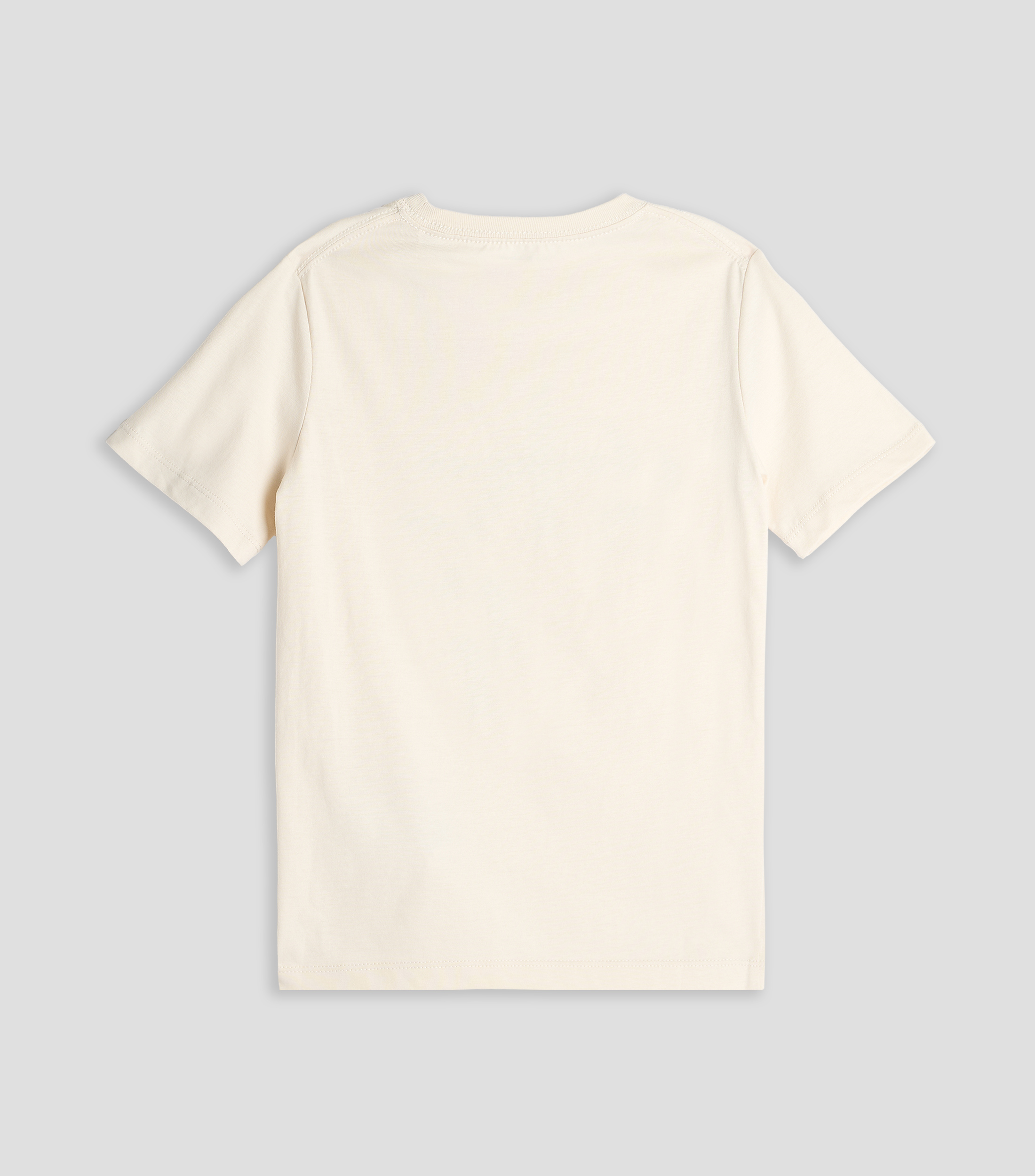 Playera cuello redondo manga corta con estampado Niña