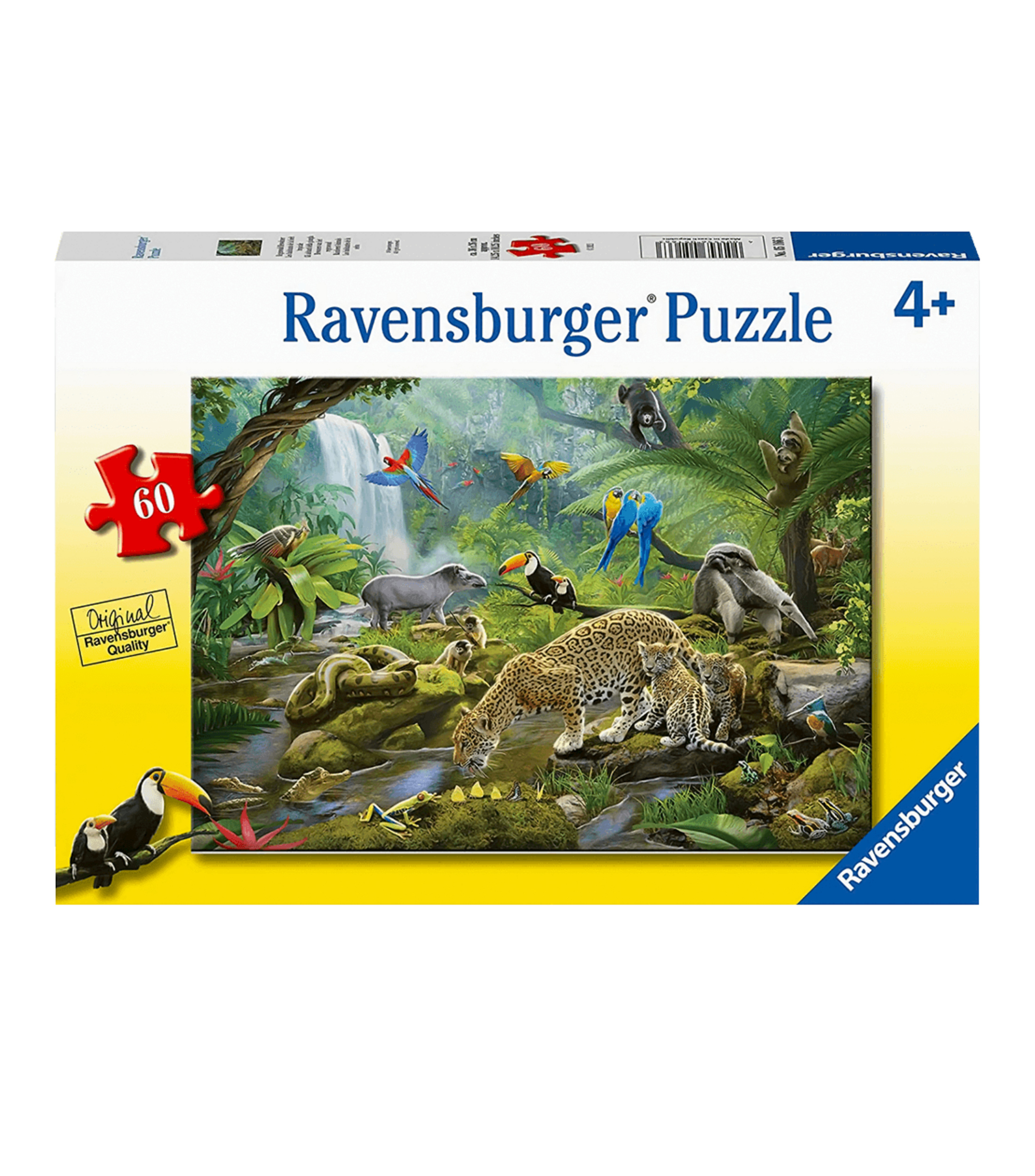 Ravensburger Rompecabezas Animales de la Selva 60 Piezas El
