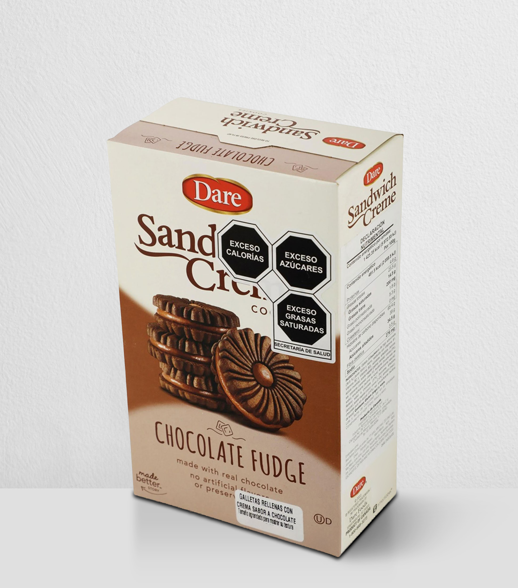 Galletas rellenas Chocolate, 290 gr