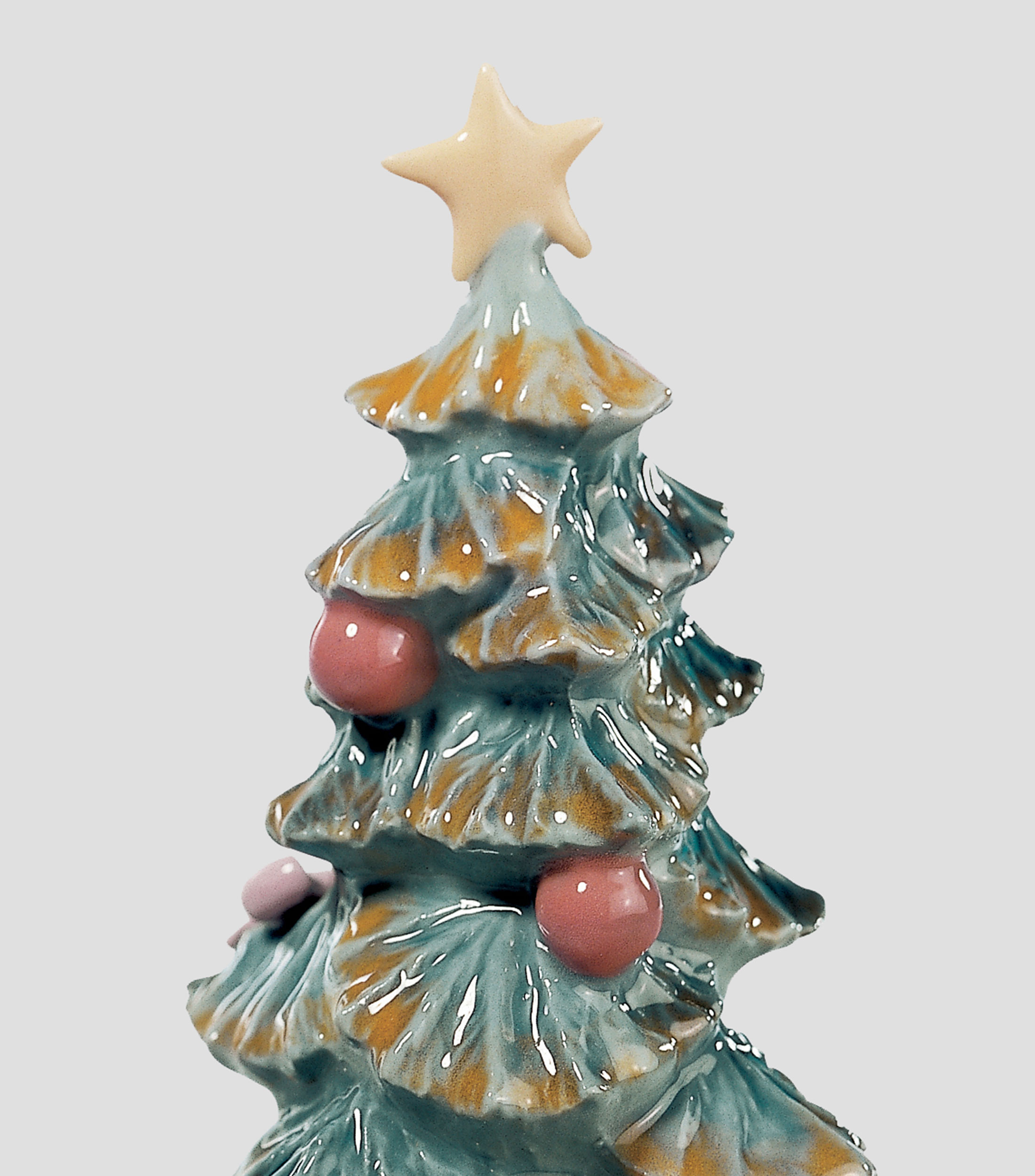 Escultura Abeto de Navidad en porcelana