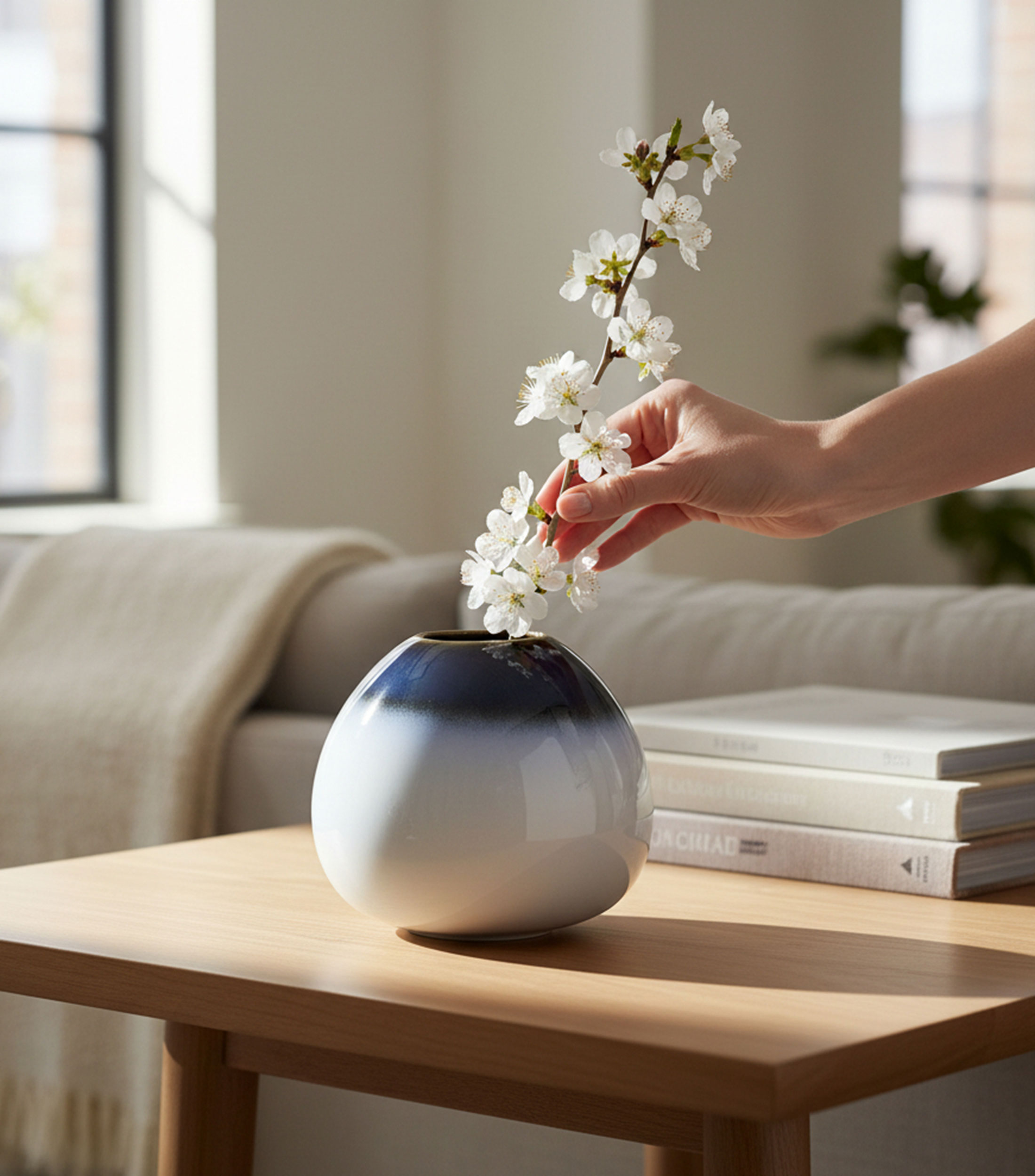 Florero Lave en porcelana