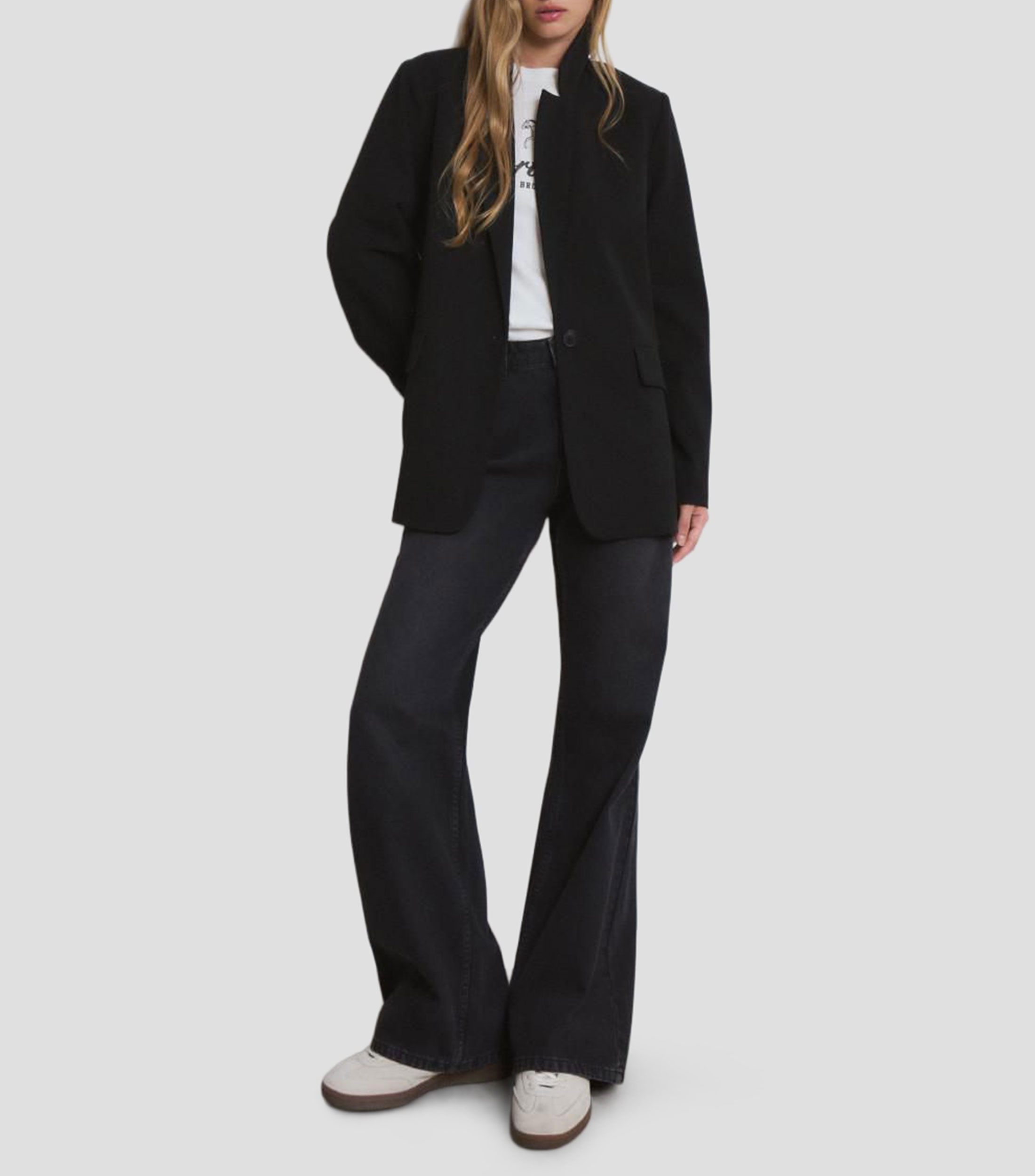 Blazer liso Mujer