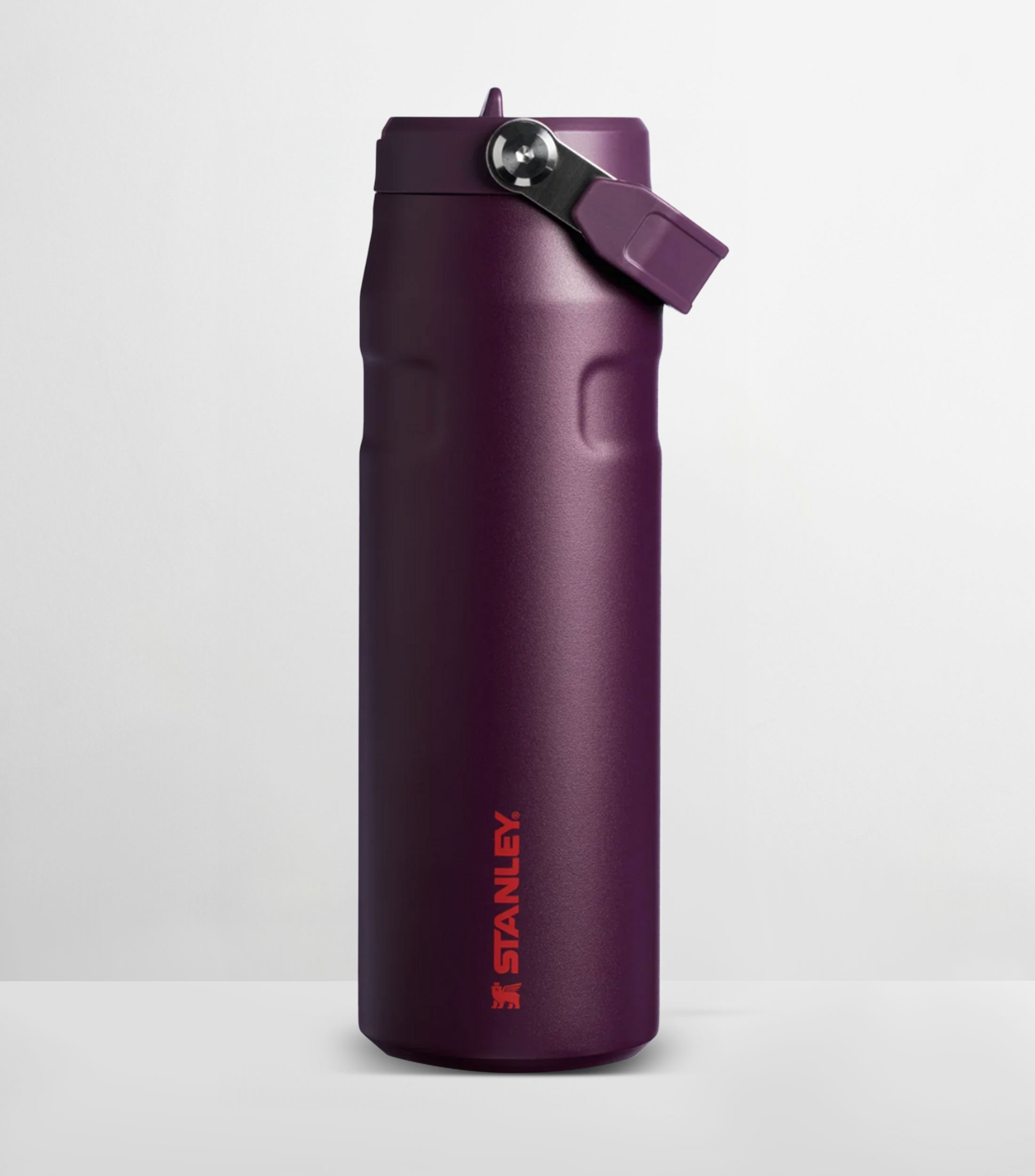 Termo Stanley IceFlow Aerolight Flip Straw Plum en acero inoxidable, 709 ml