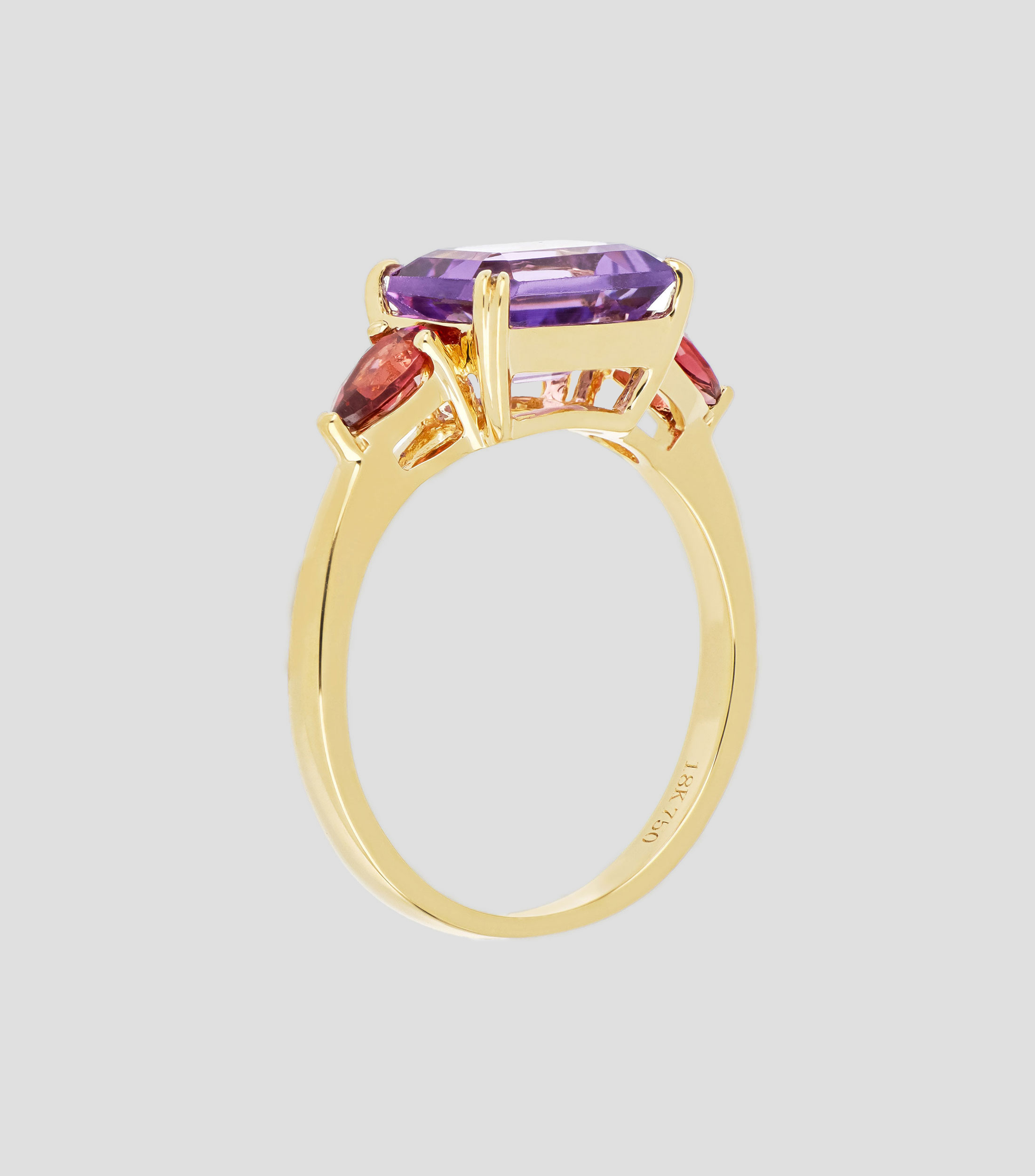 Anillo en Oro amarillo 18 Kts Mujer