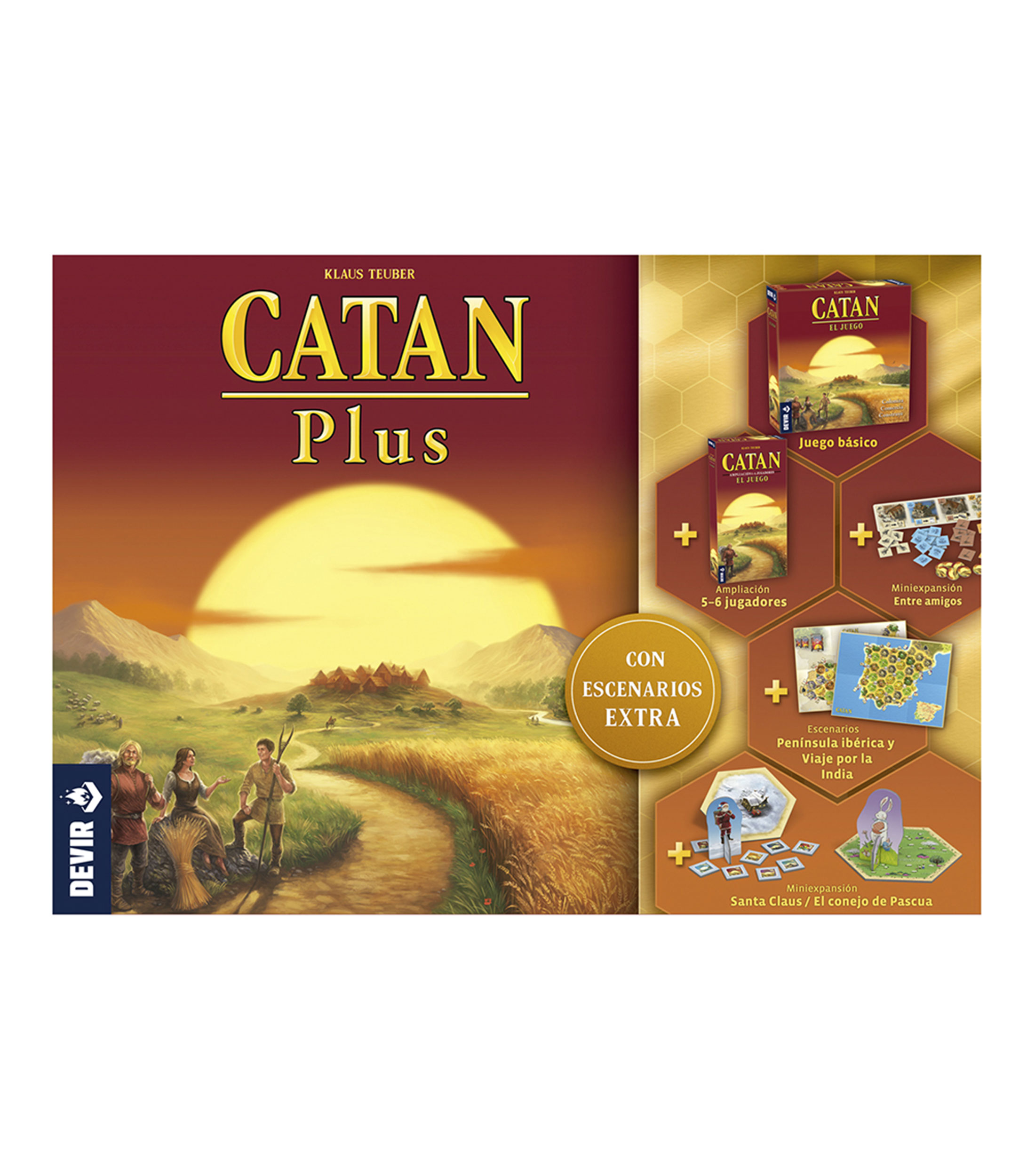 Juego de Mesa Catan Plus