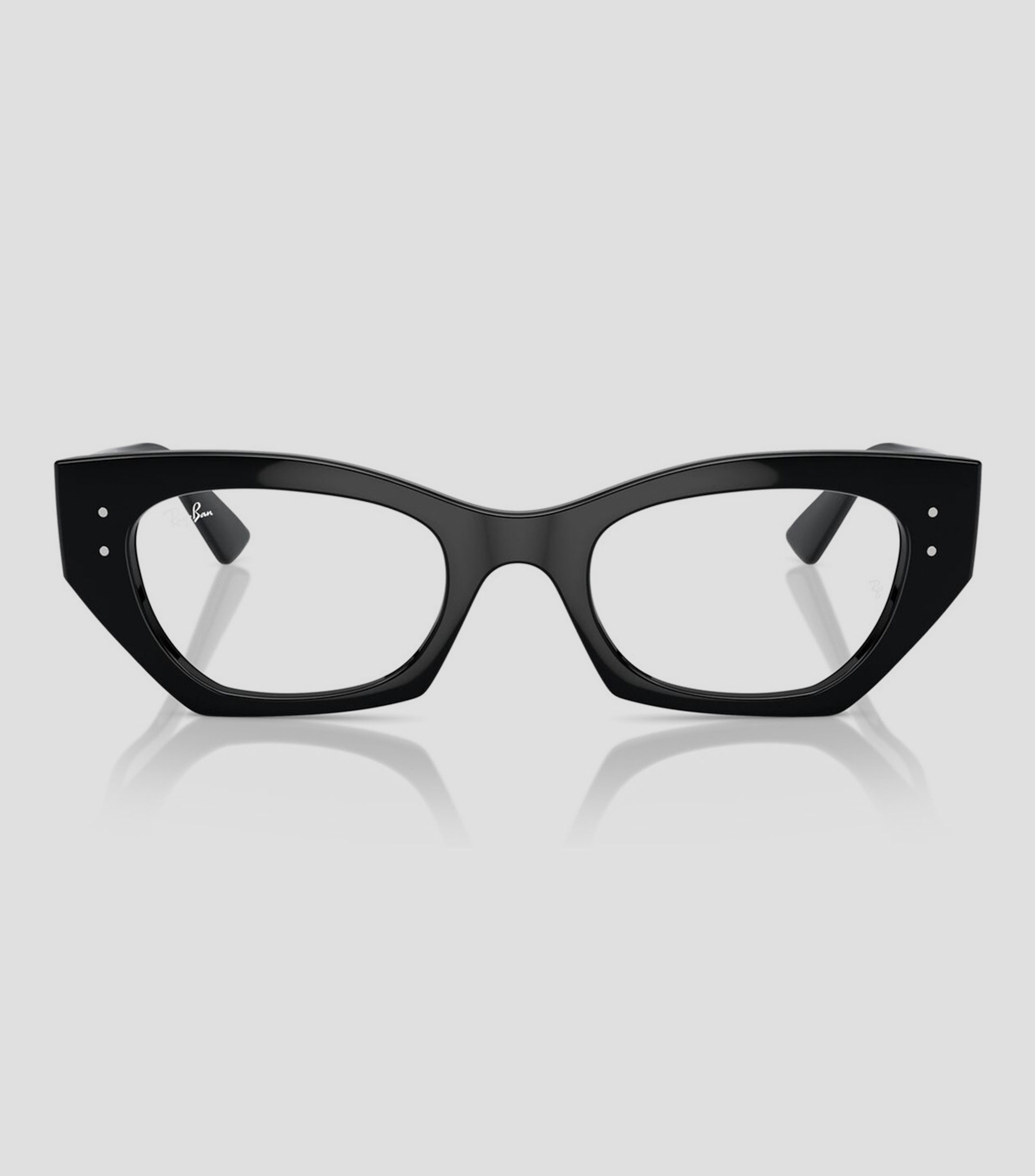 Lentes oftálmicos irregulares Zena Optics Bio-Based negros Unisex