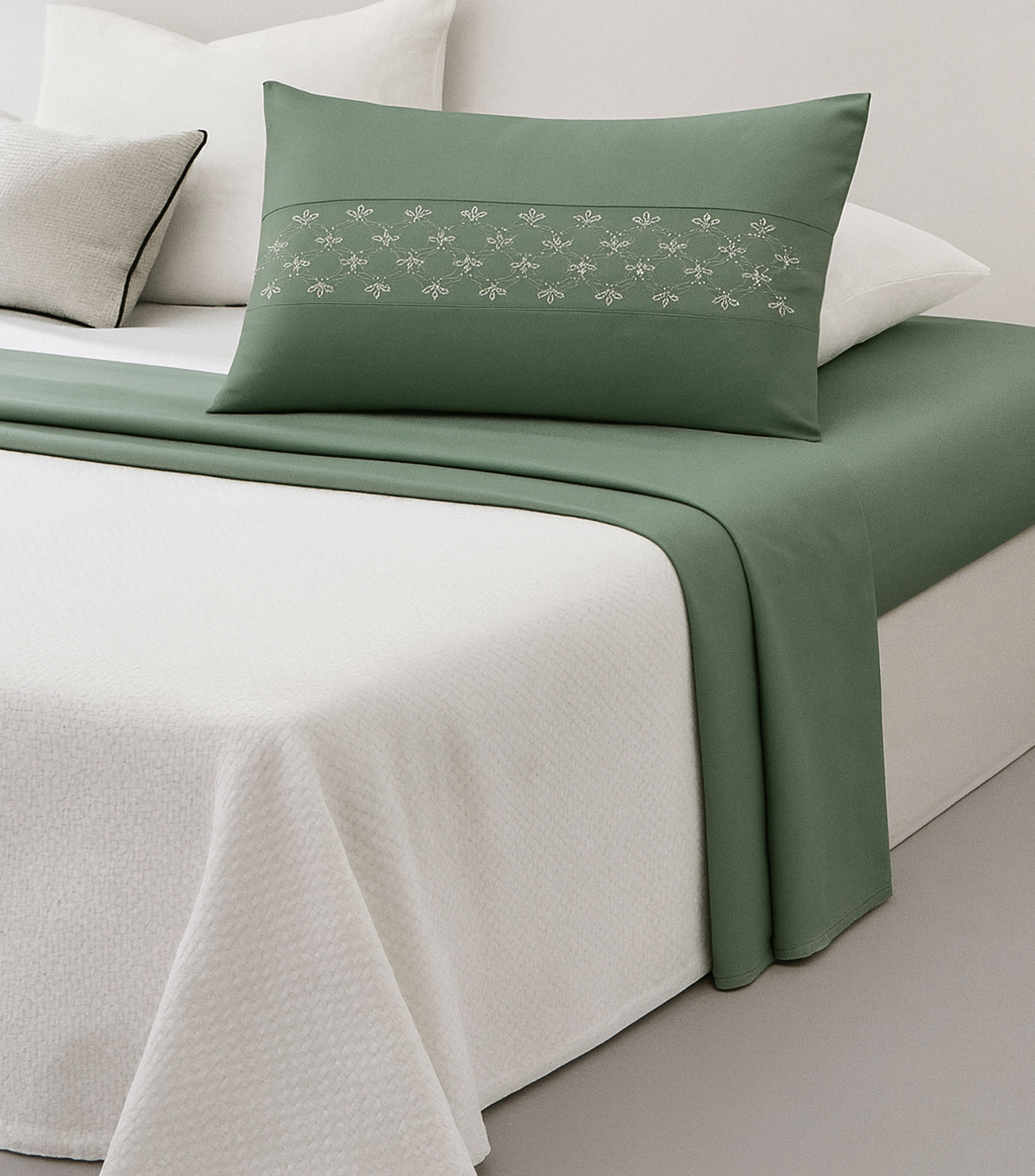 Funda para Almohada Estándar en Algodón Griselda