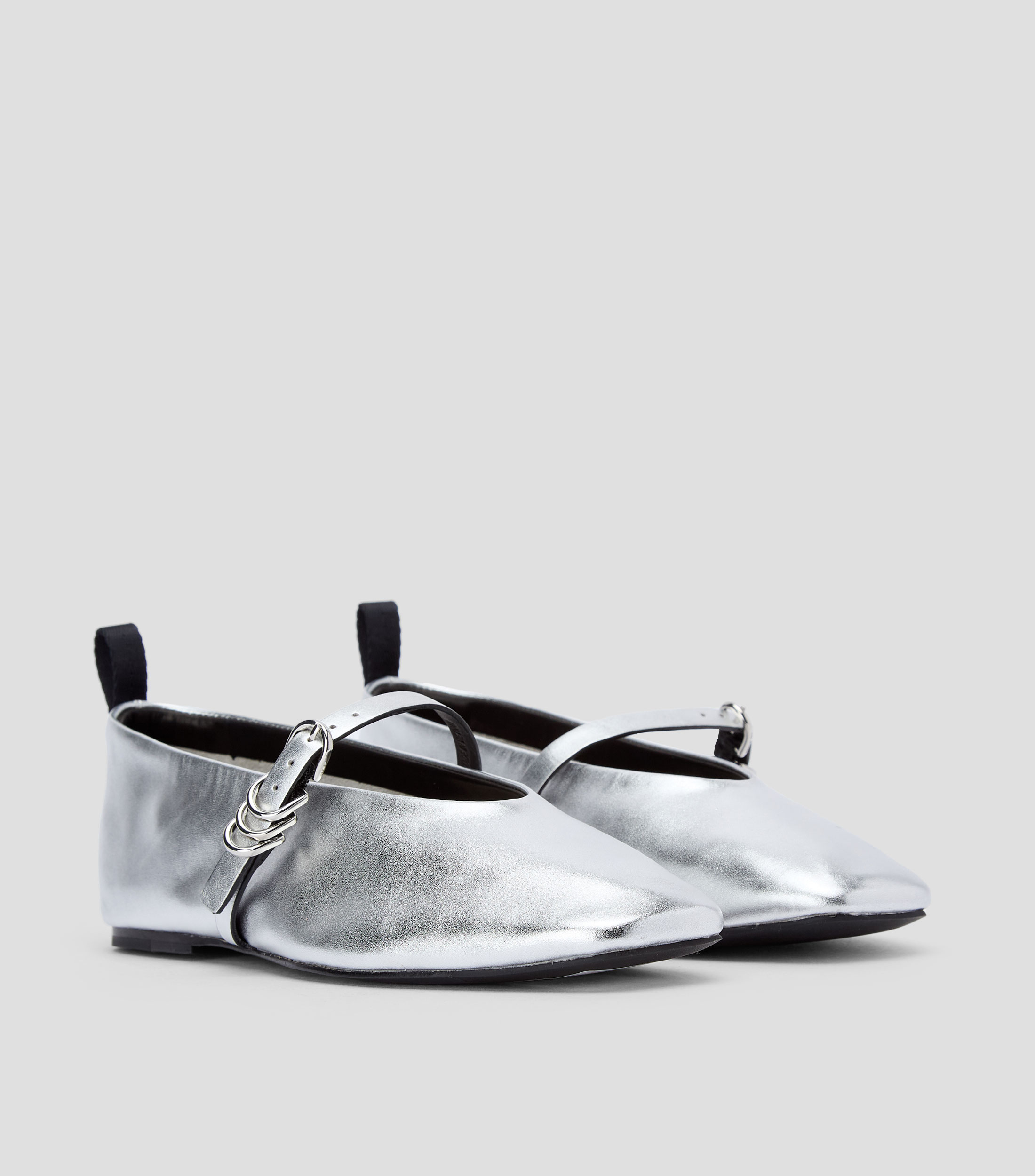 Flats Spire Mary Jane en piel Mujer