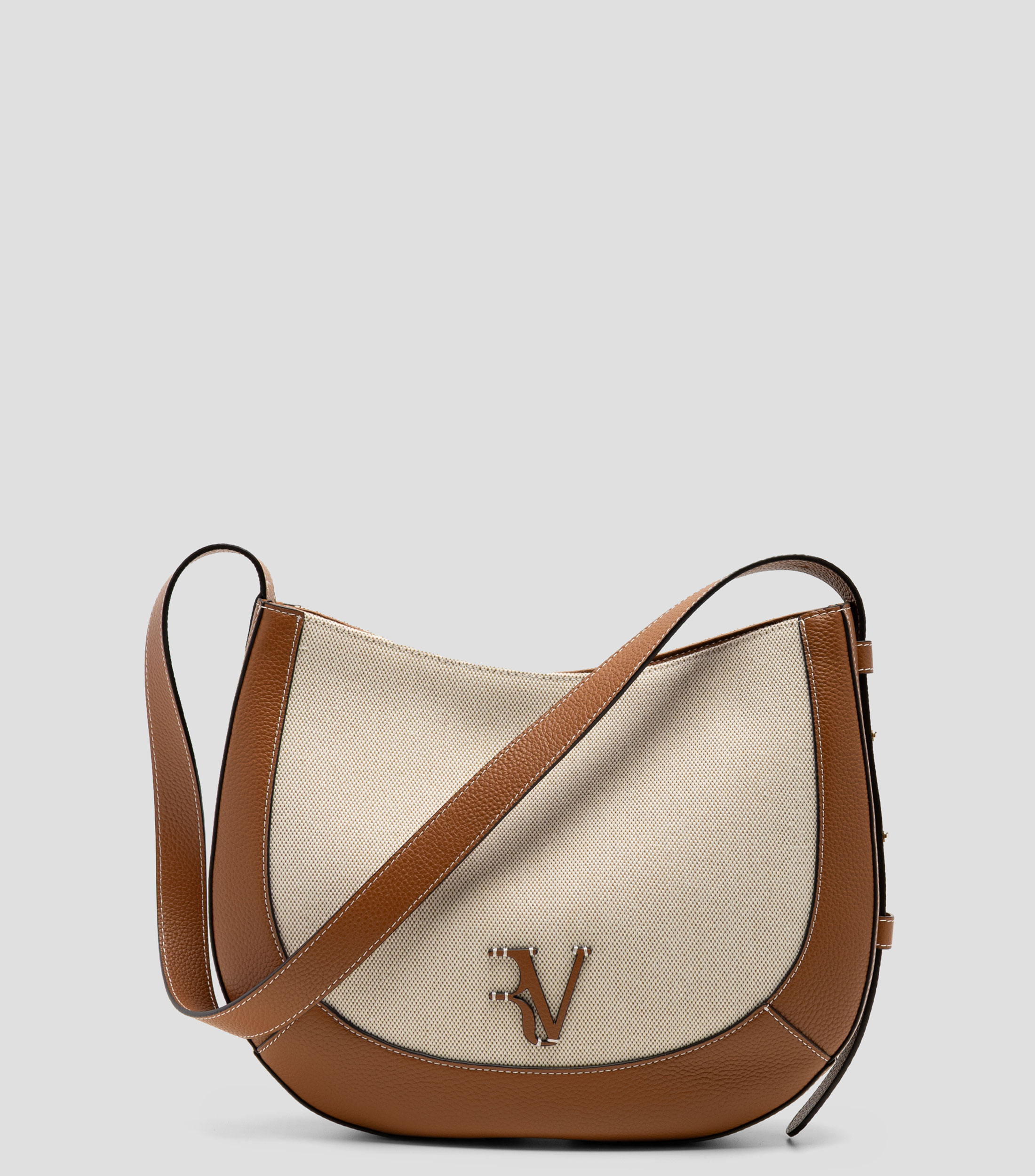 Bolsa hobo beige Lera liso Mujer