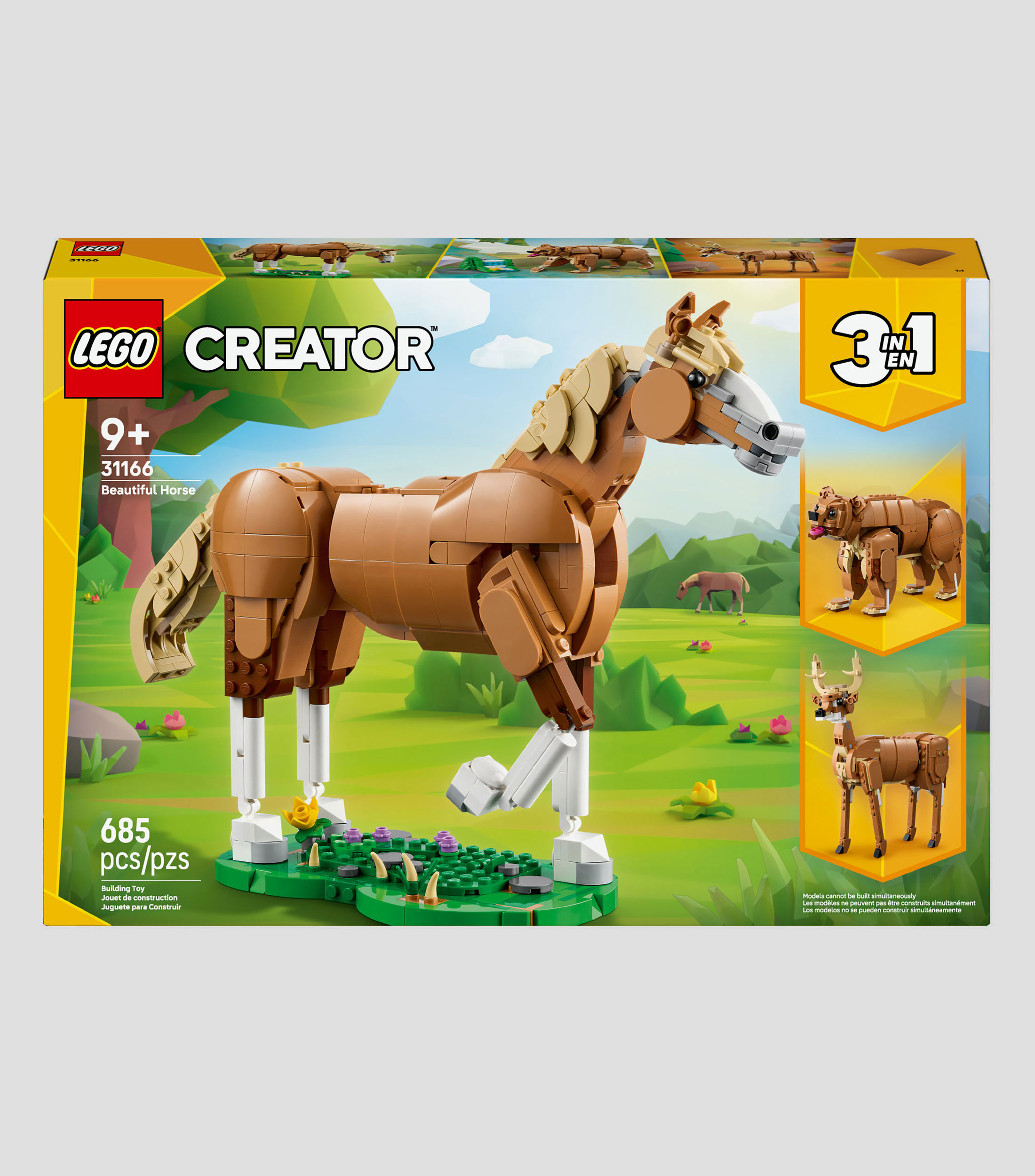 Lego Creator 3 en 1 Caballo Noble 31166