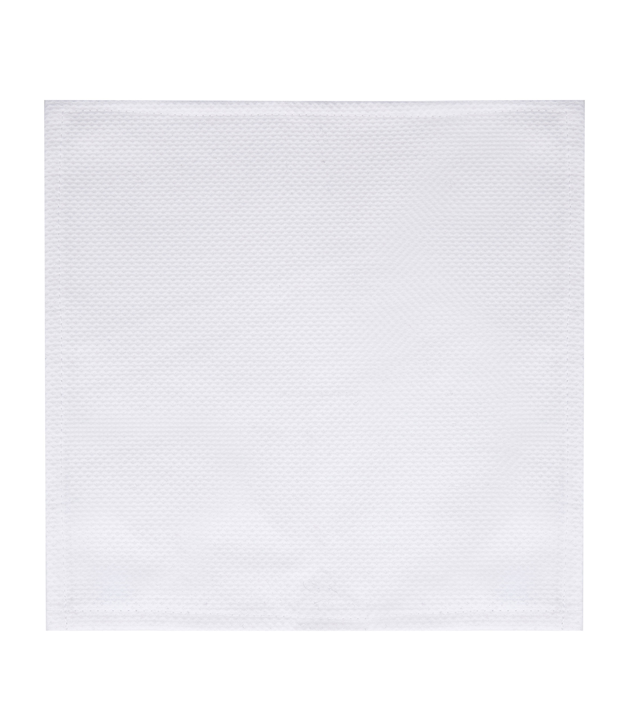Panuelo blanco con microdiseno Hombre