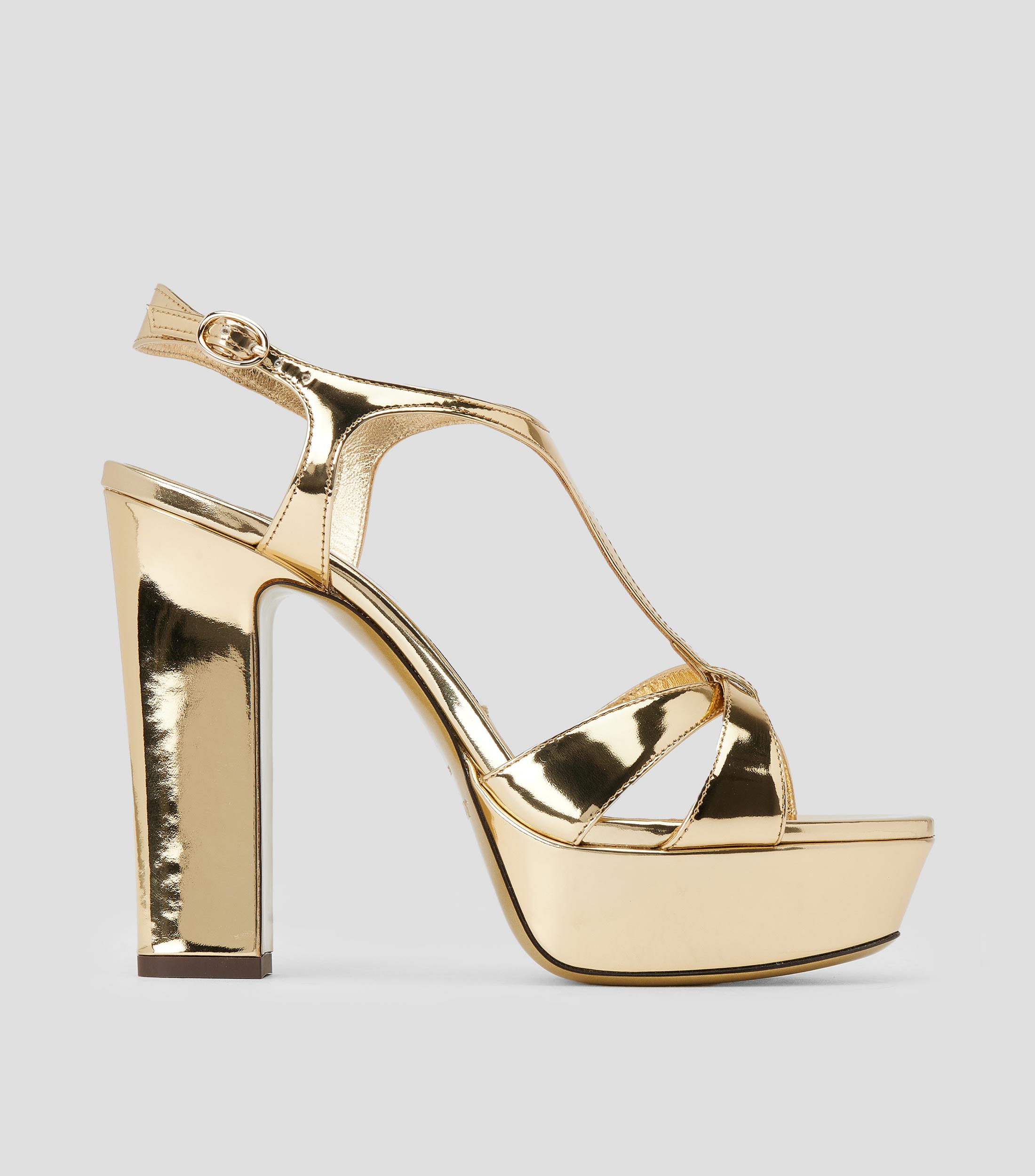 Sandalias con tacón alto cuadrado Kesia Mujer