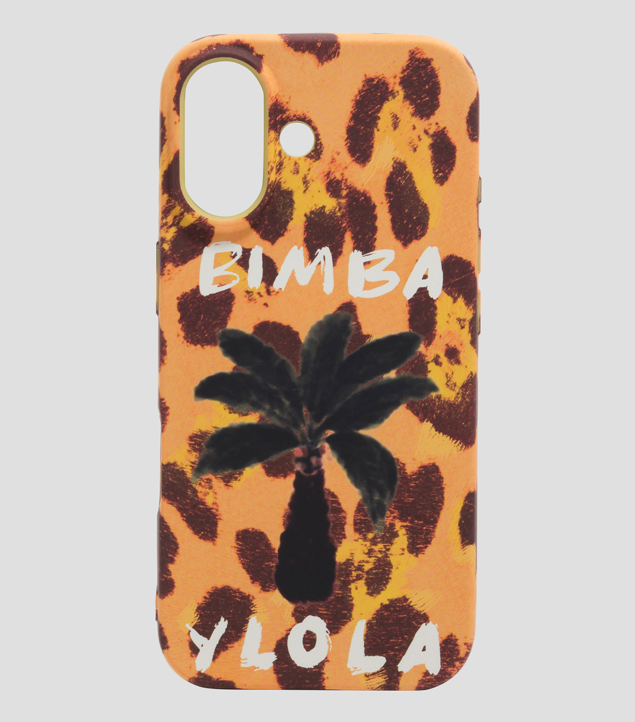 Funda rígida iPhone 17 palmera amarilla