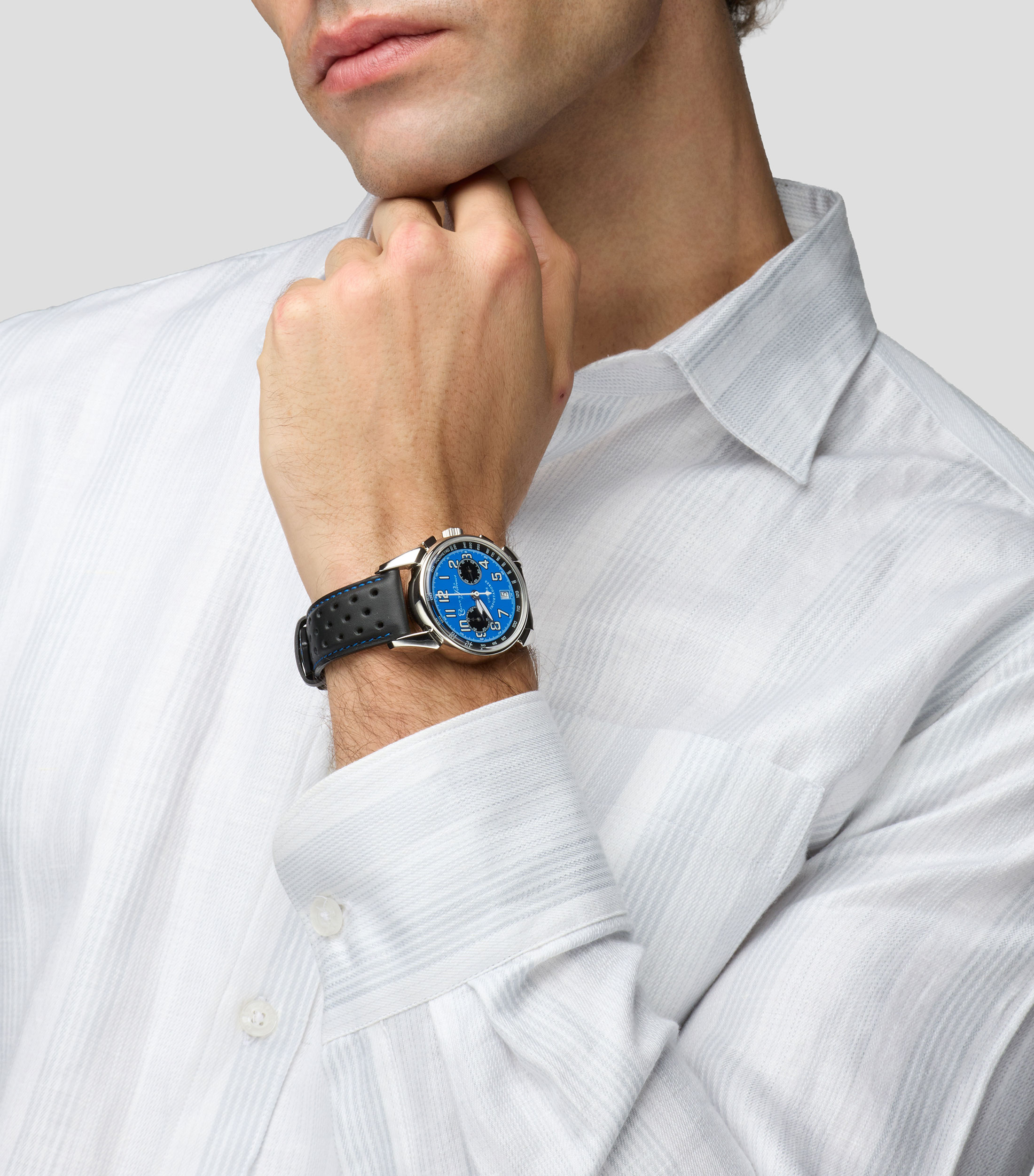Reloj para Hombre Historiador Chronograph Classic casual, plateado