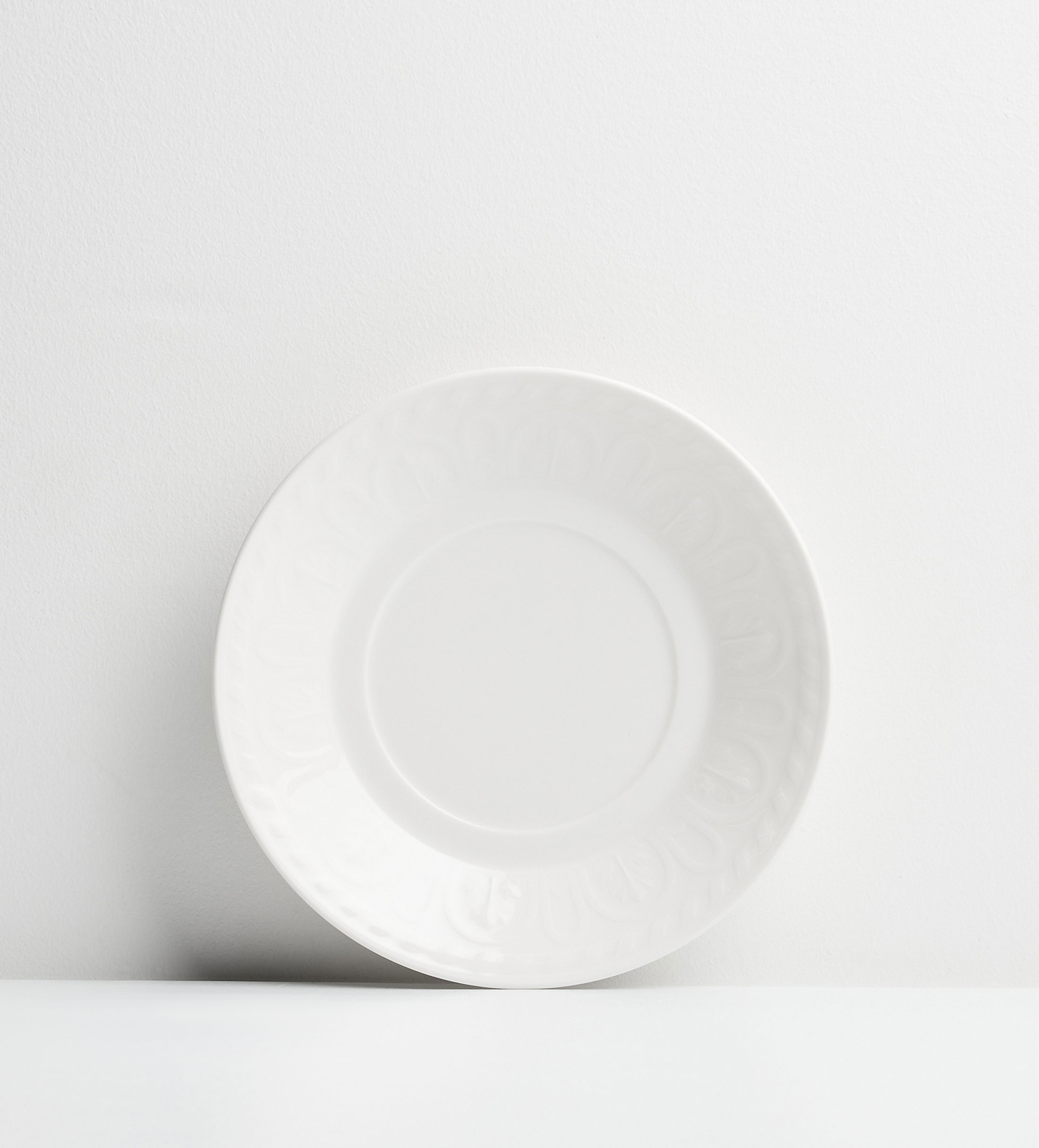 Plato Trinche Cellini con arcos y hojas