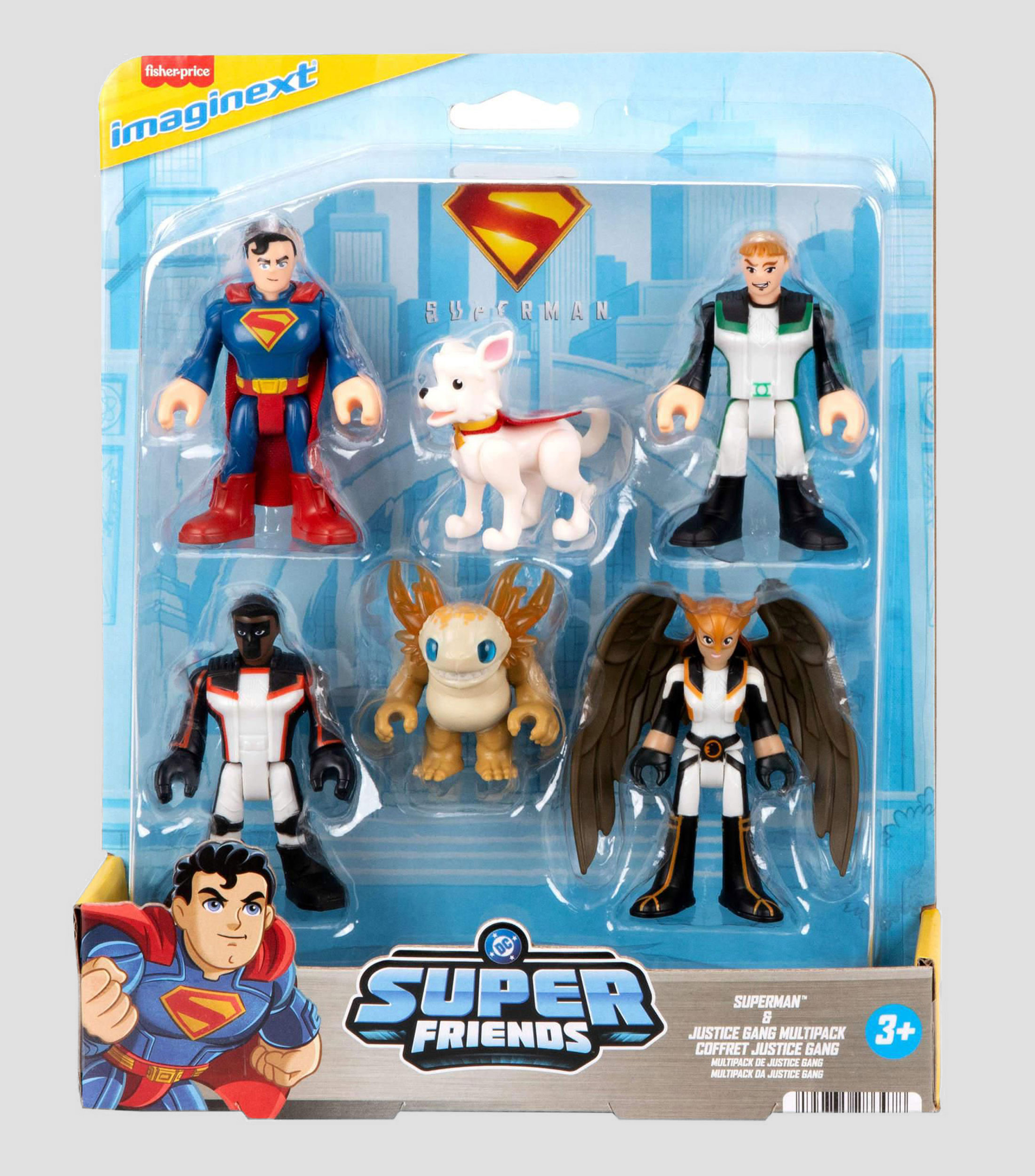 Figura de Accion Superman Justice Gang Set