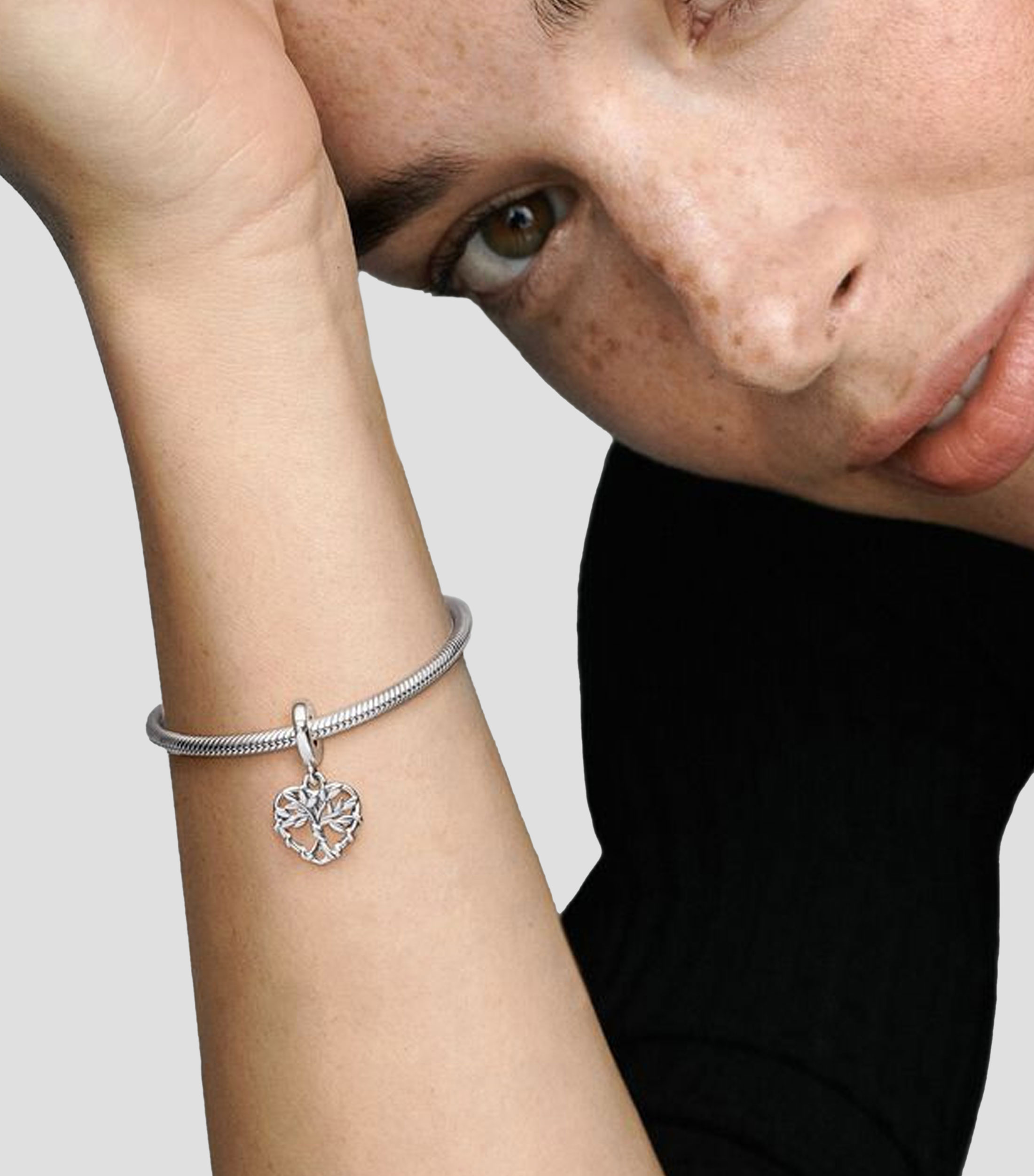 Charm Árbol en plata .925 Mujer