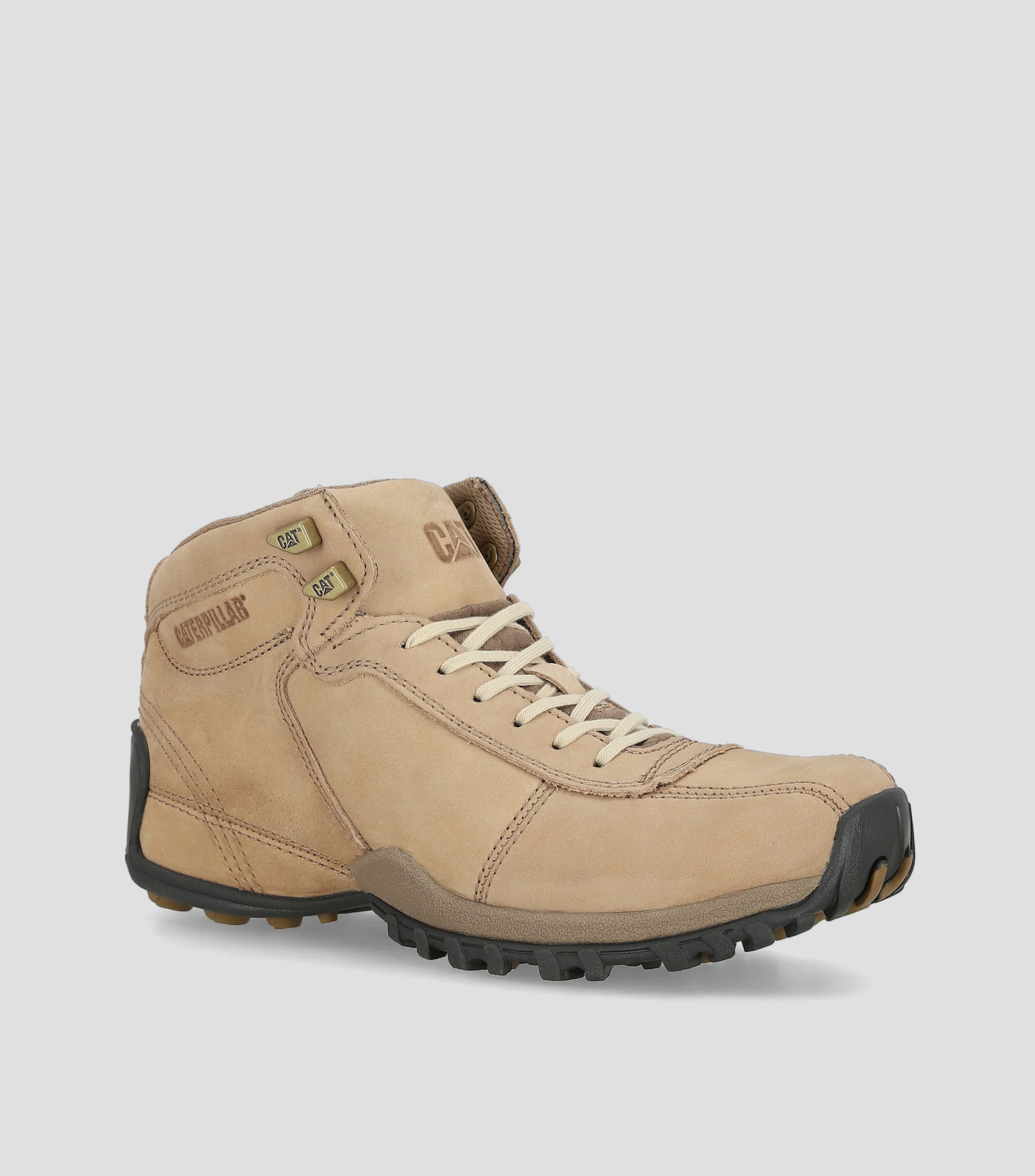 Botines en piel con logo Hombre