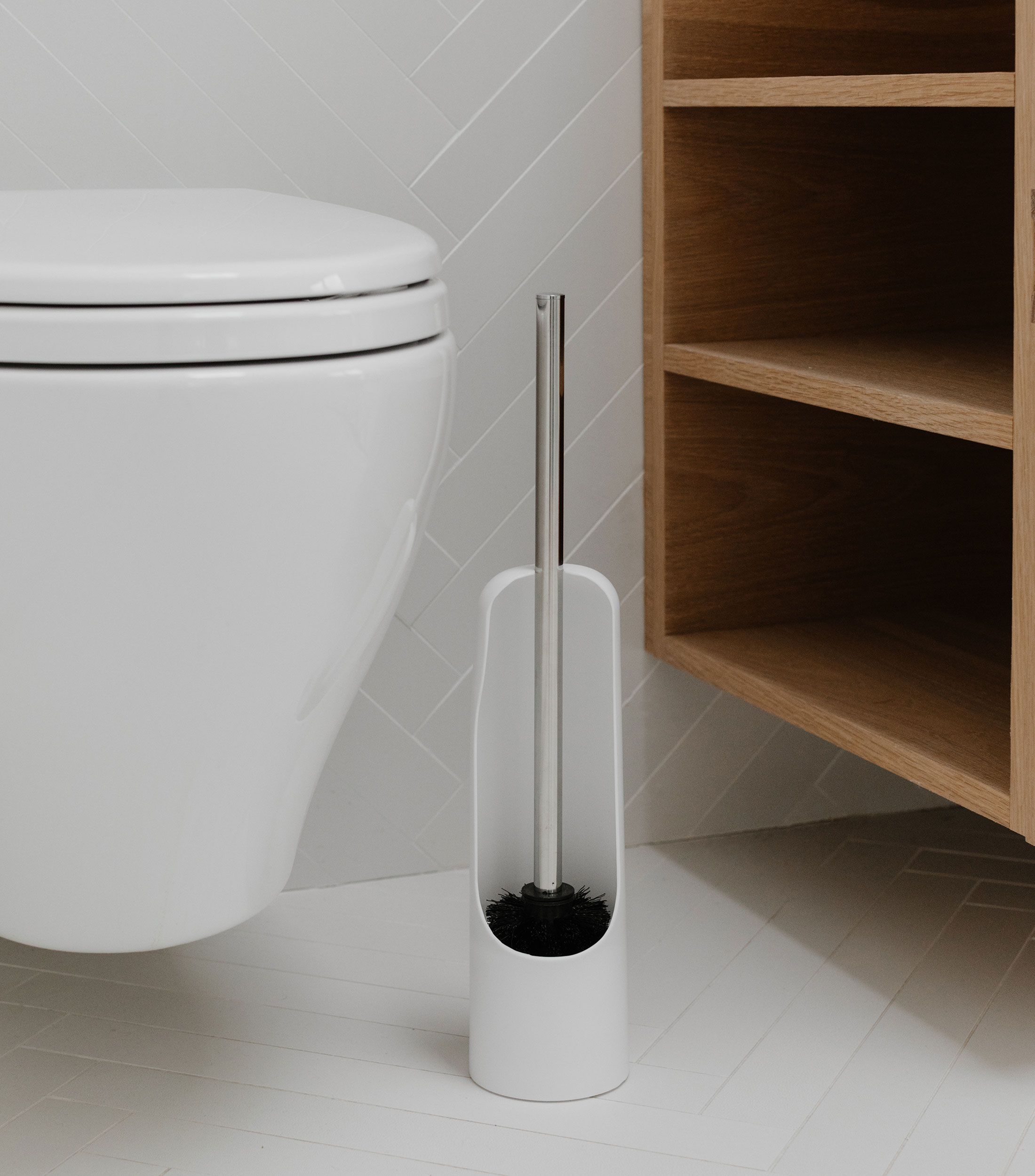 Cepillo WC Touch Sintético Blanco