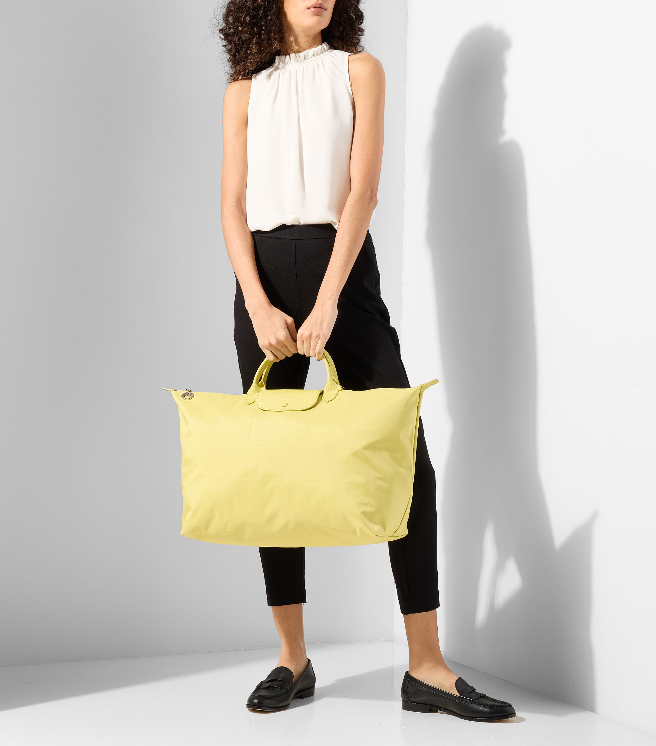 Bolsa de viaje Tote lisa Mujer