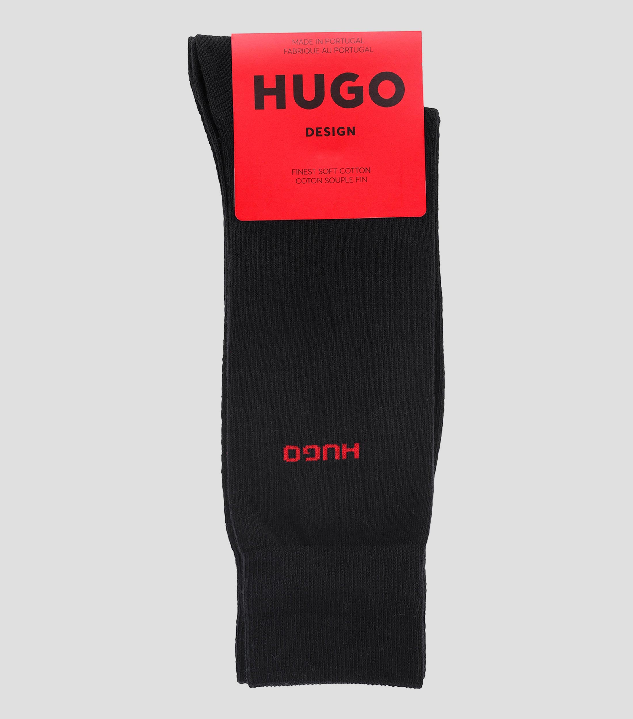 Set 2 calcetines Hugo en tejido elástico Hombre
